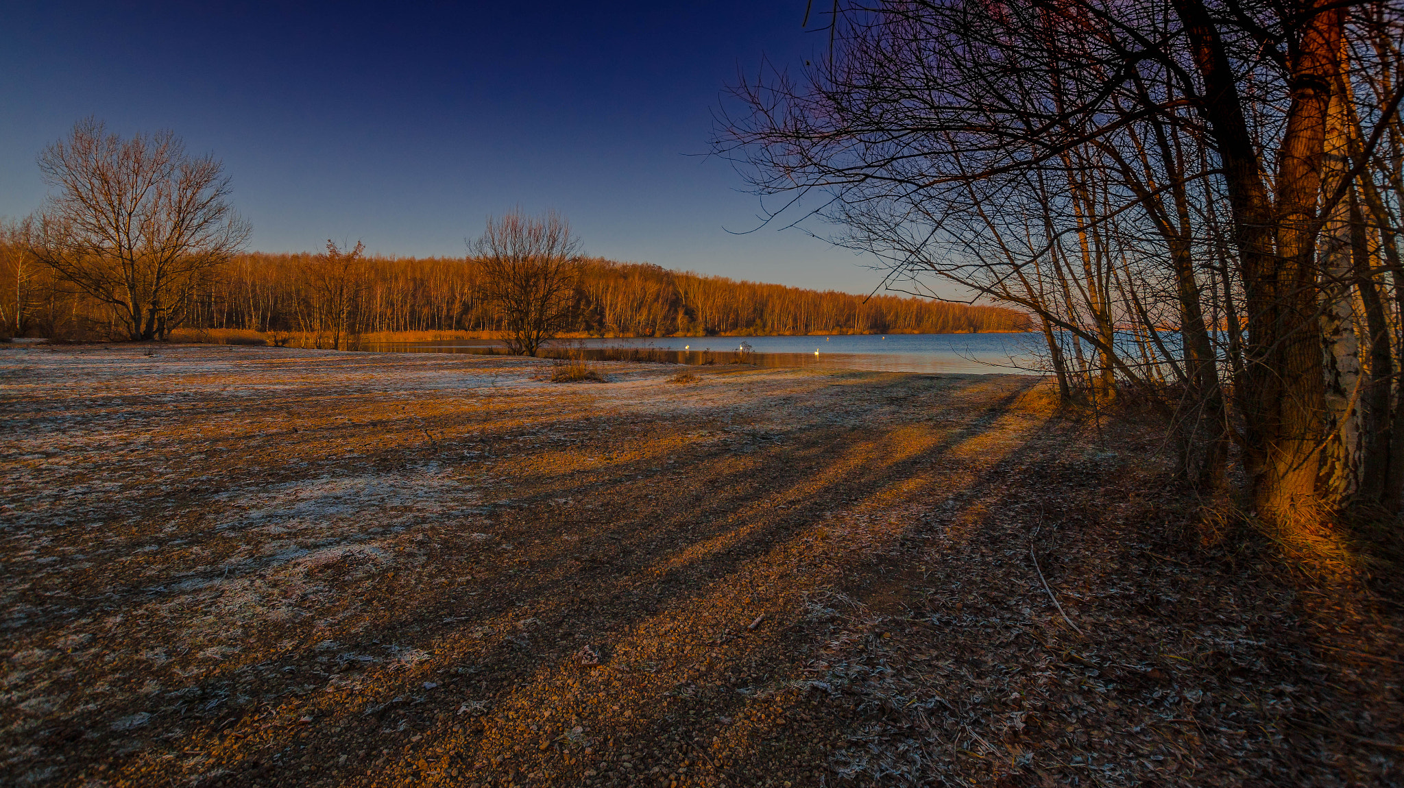 Sony SLT-A58 sample photo. Winter shadows on a beah photography