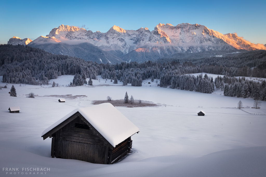 Geroldsee at wintertime, Bavarian Alps, Germany by Frank Fischbach on 500px.com
