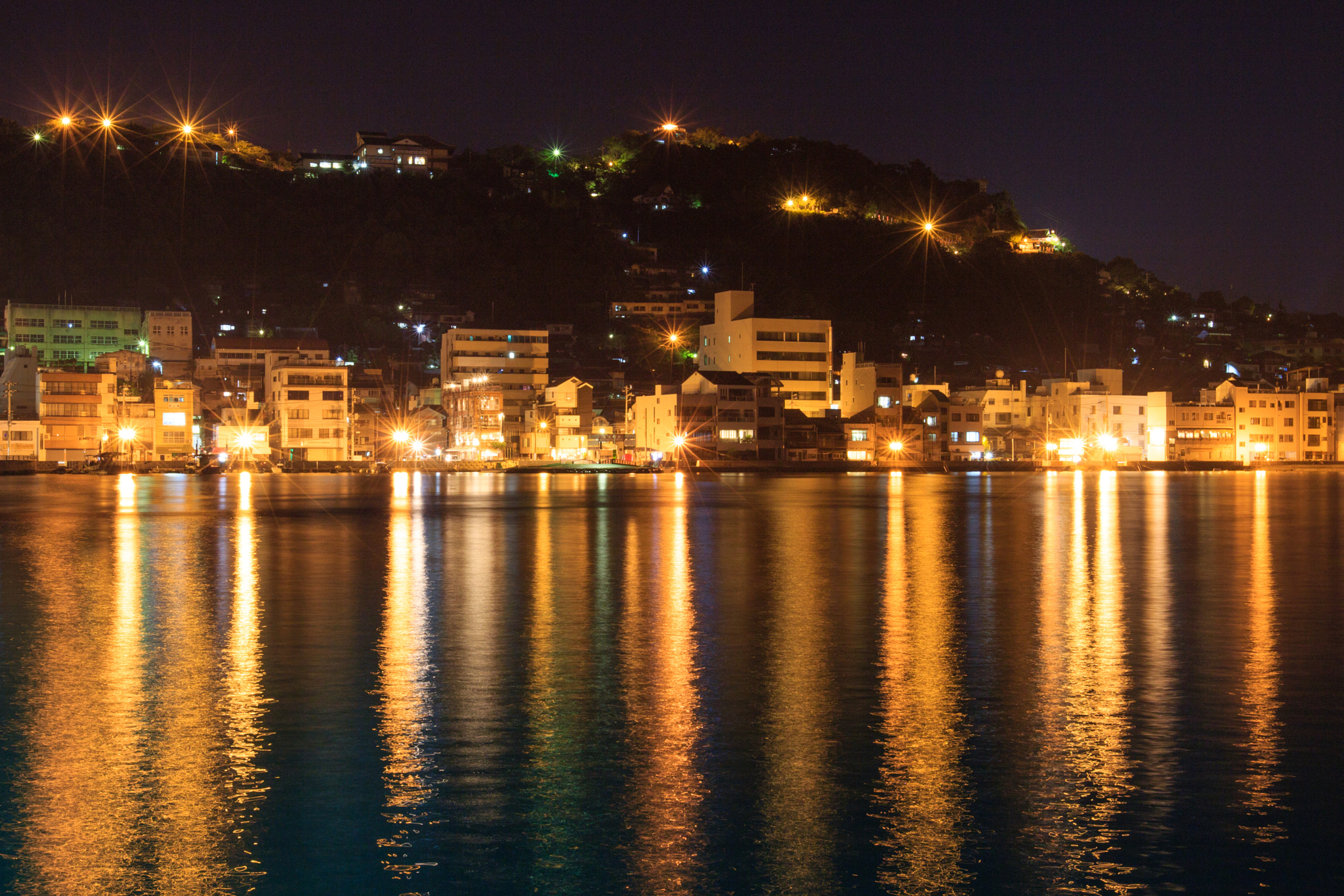 Canon EF 16-35mm F2.8L II USM sample photo. Onomichi by night photography