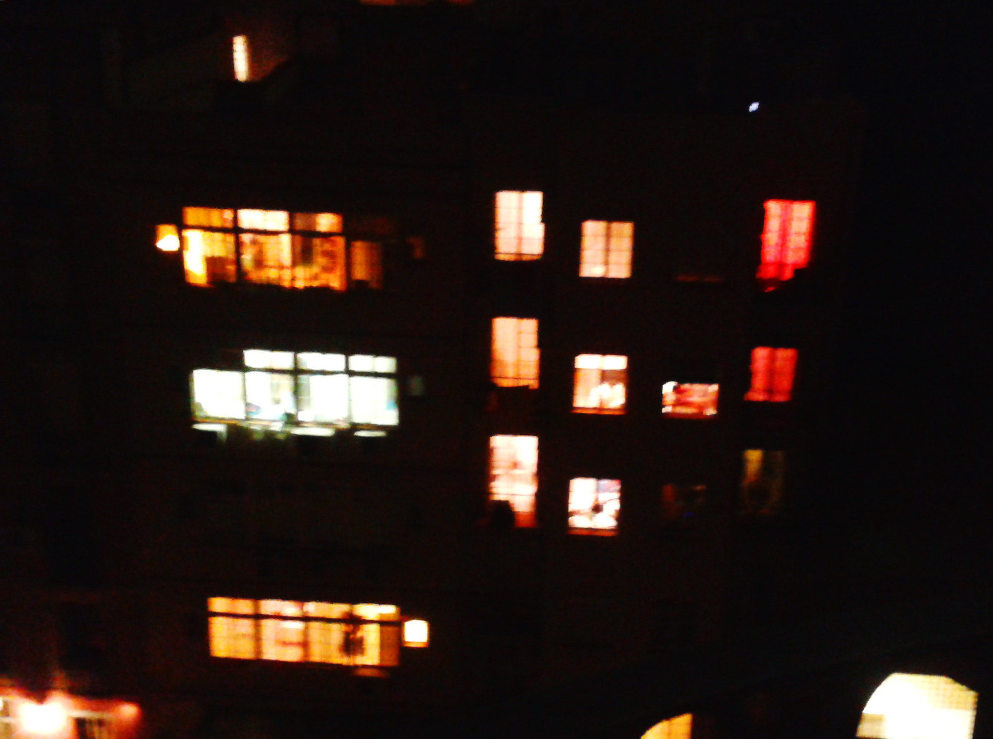 Samsung Galaxy Ace sample photo. .'.all of them lights.'. photography