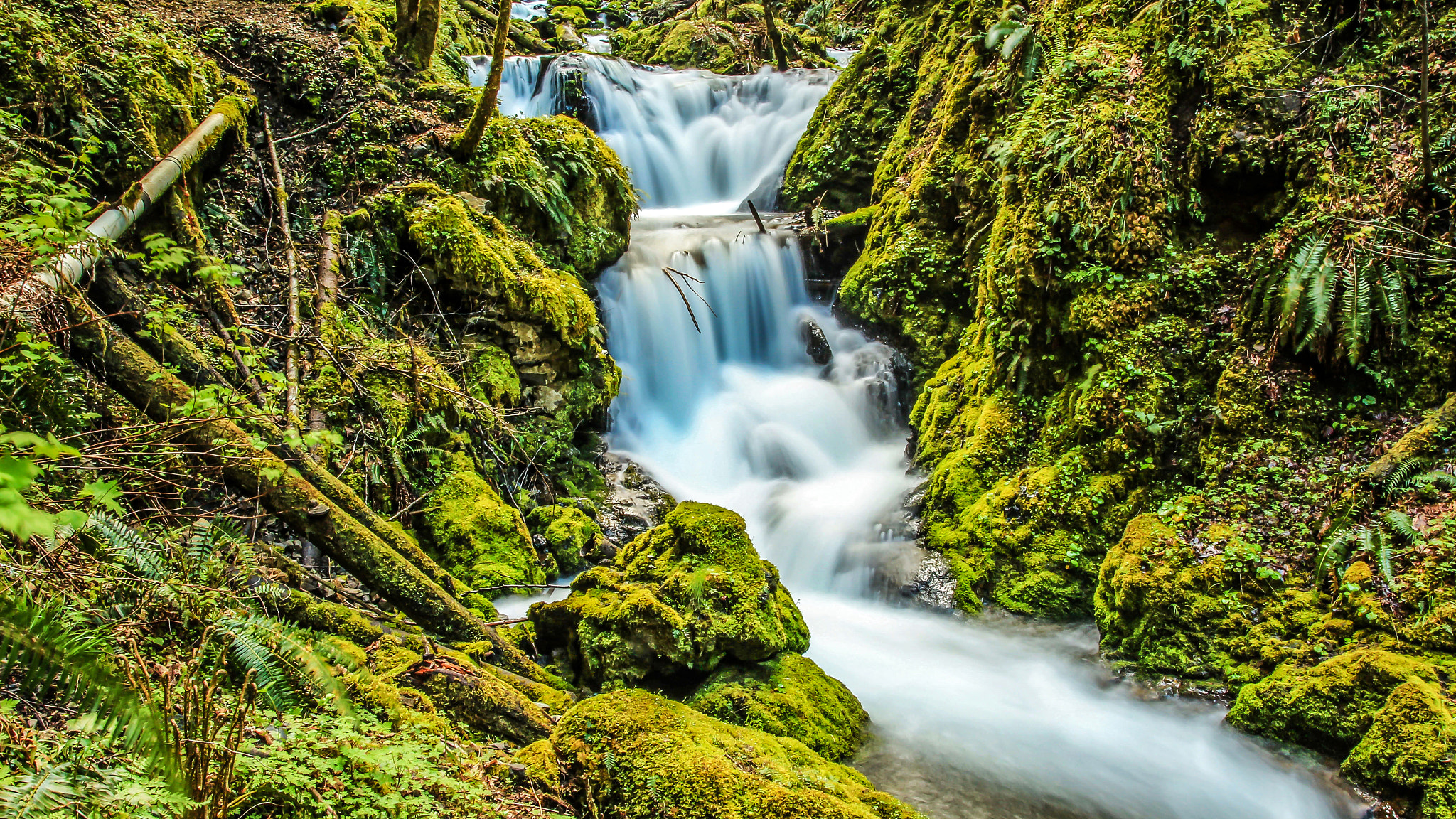 Tamron SP AF 17-50mm F2.8 XR Di II LD Aspherical (IF) sample photo. Emerald falls - oregon photography