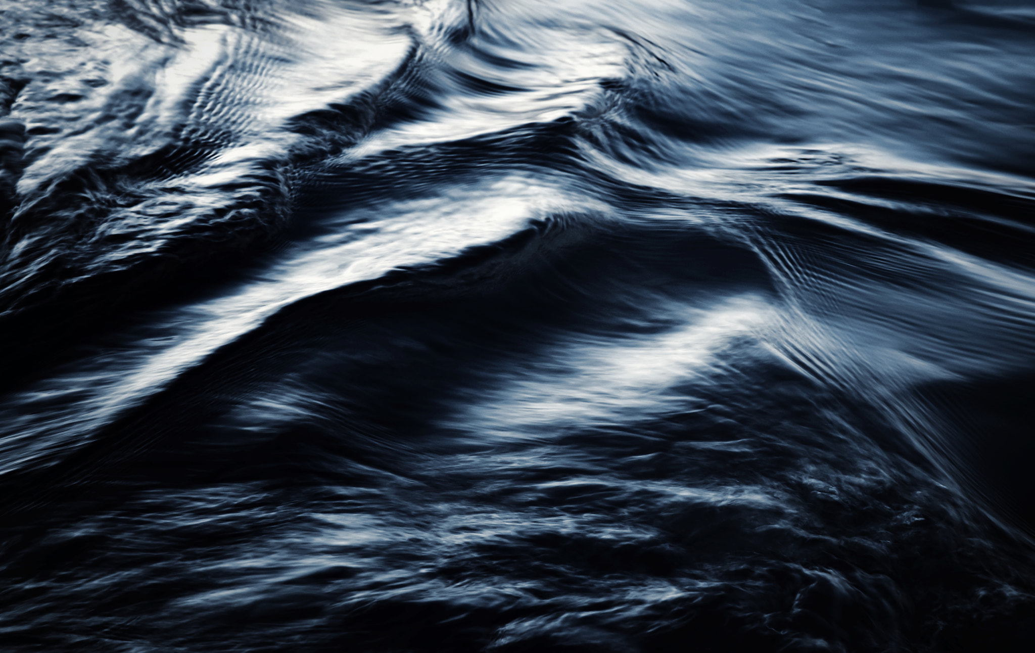 Nikon D5500 sample photo. Abstract dark blurred ripples photography