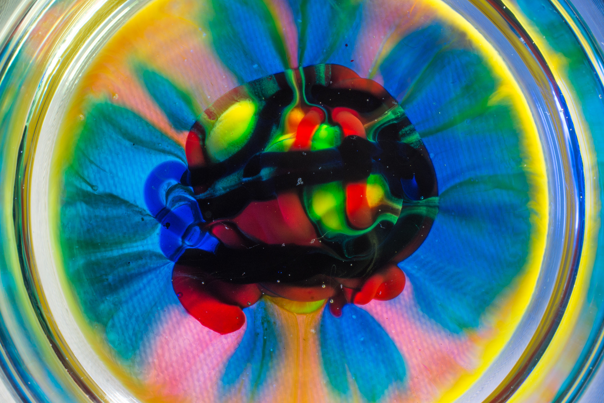 Nikon AF-S DX Micro Nikkor 40mm F2.8 sample photo. Food dye photography