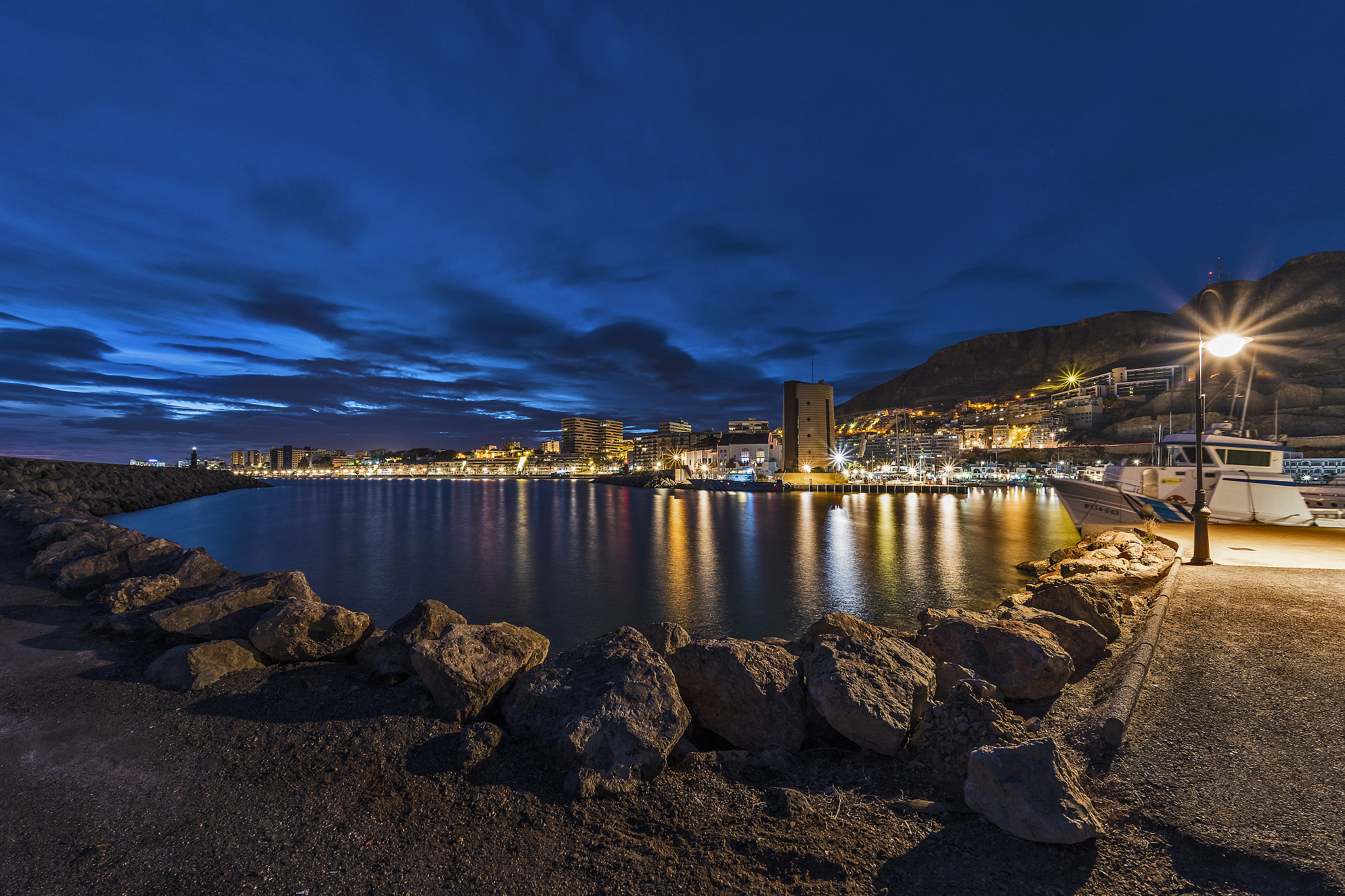 Nikon D750 + Samyang 12mm F2.8 ED AS NCS Fisheye sample photo. Marina of aguadulce photography