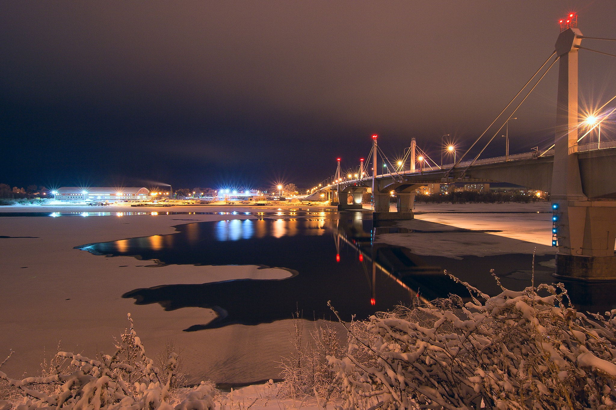 Tokina AT-X Pro 12-24mm F4 (IF) DX sample photo. Кимрский мост / kimry bridge photography