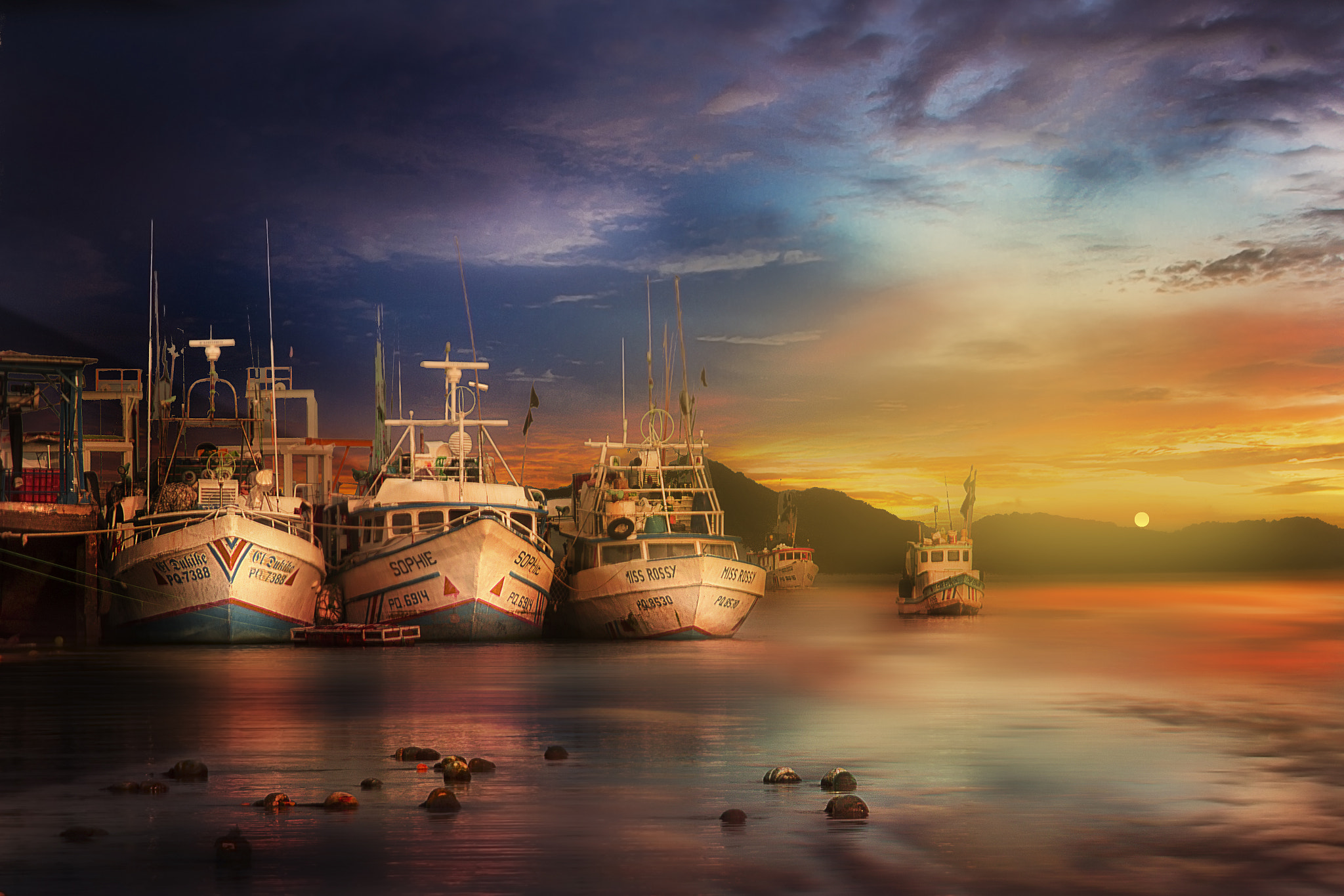 Canon EF-S 55-250mm F4-5.6 IS STM sample photo. The harbor photography