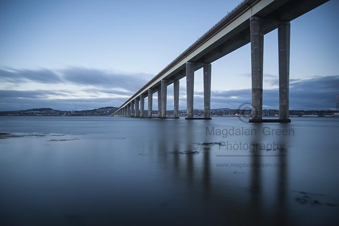 Nikon D700 sample photo. Tay road bridge - towering over the river tay - dundee scotland photography