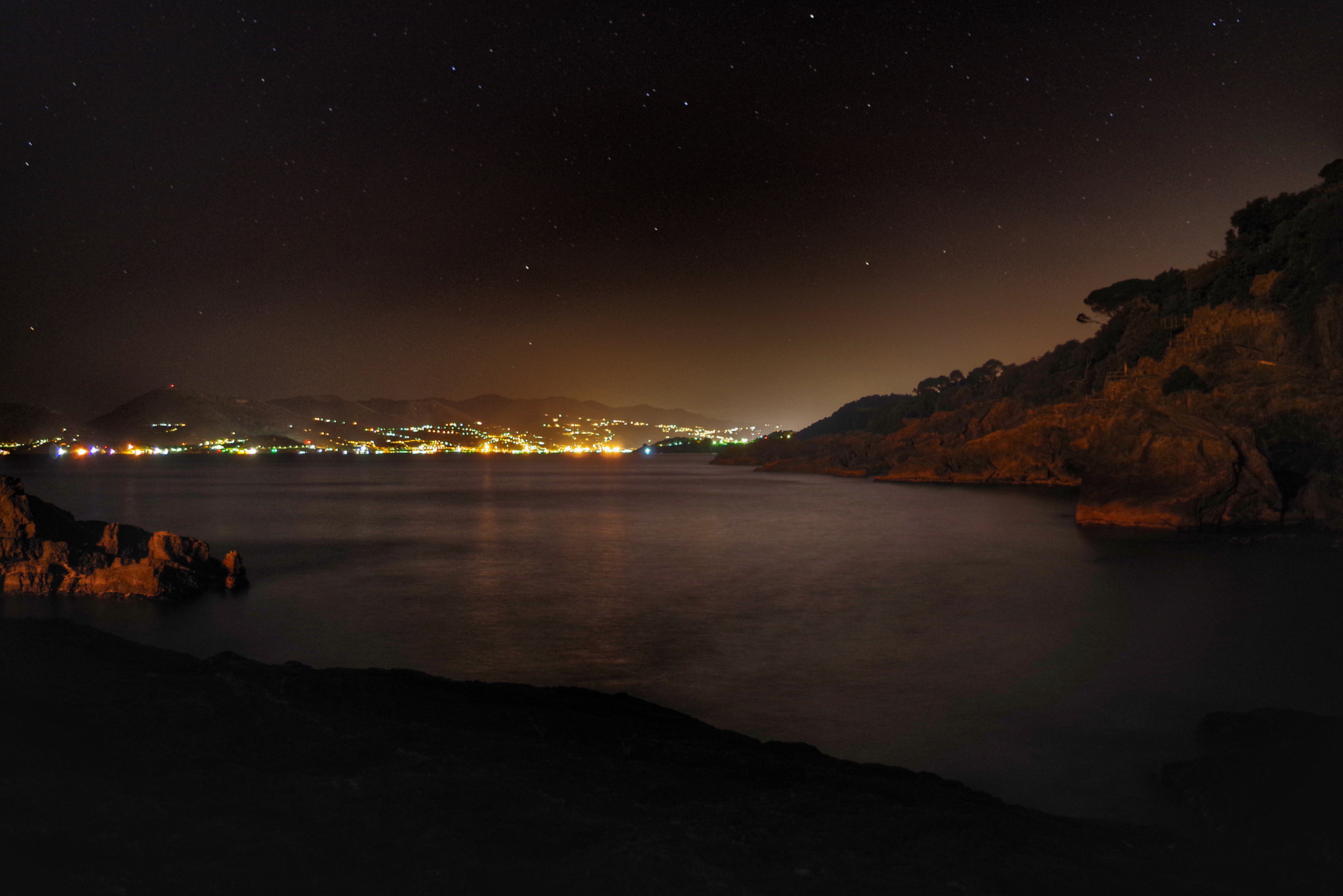 Pentax K-S1 sample photo. Notte al mare photography