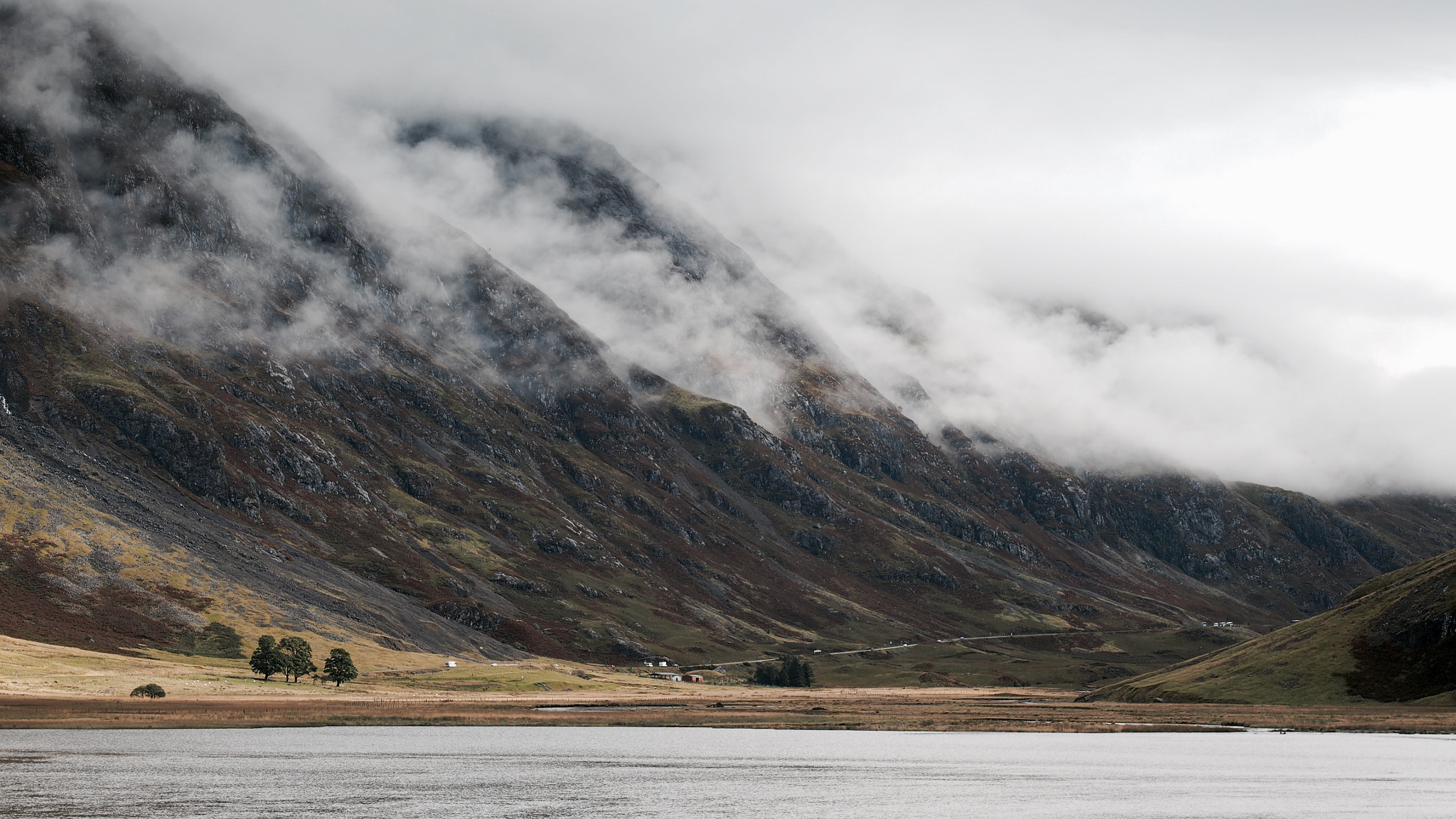 Olympus M.Zuiko Digital ED 12-40mm F2.8 Pro sample photo. Cloudy day in glencoe, scotland photography
