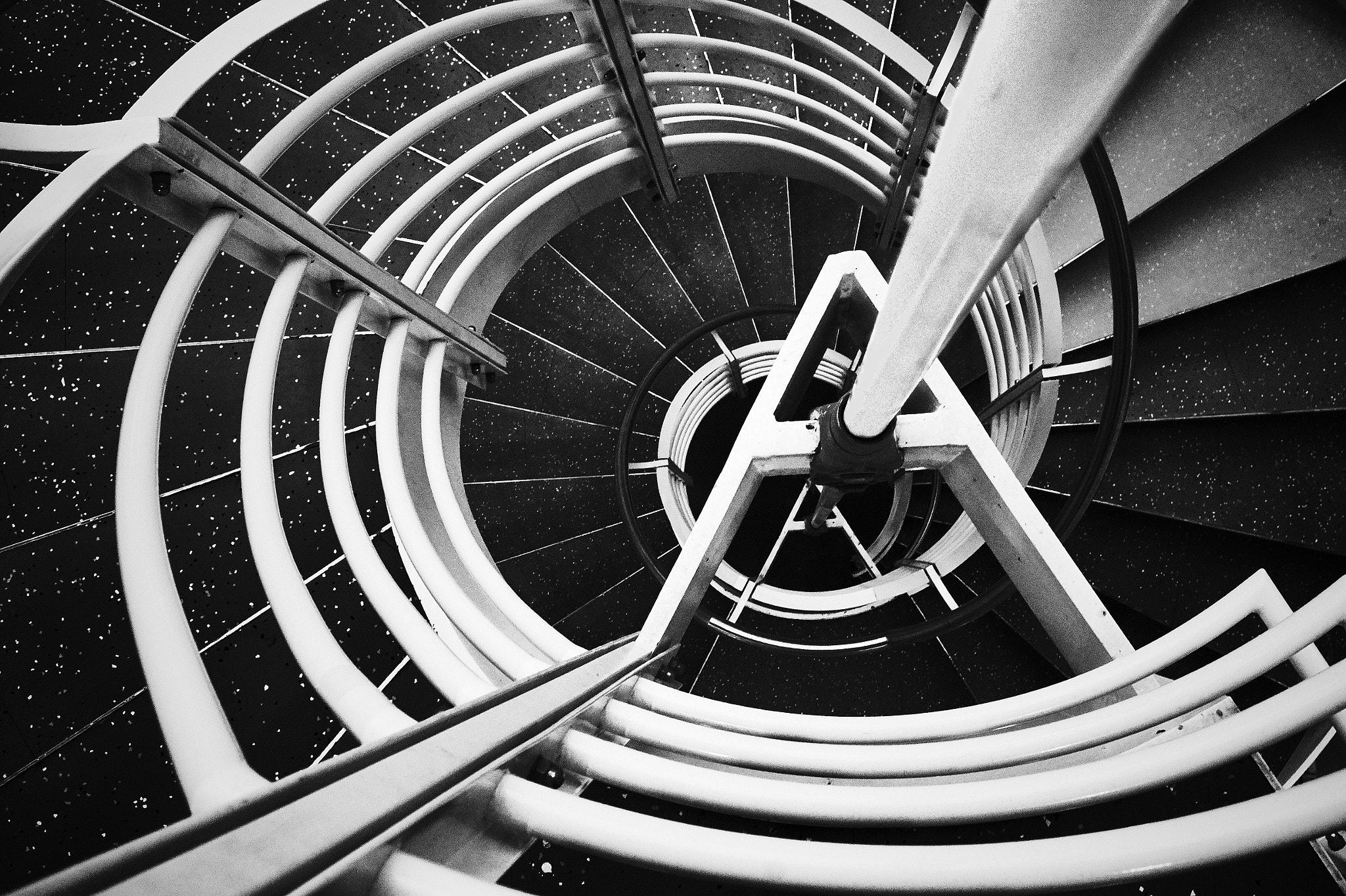 Fujifilm X-T10 sample photo. Stairs at unimail university in geneva photography