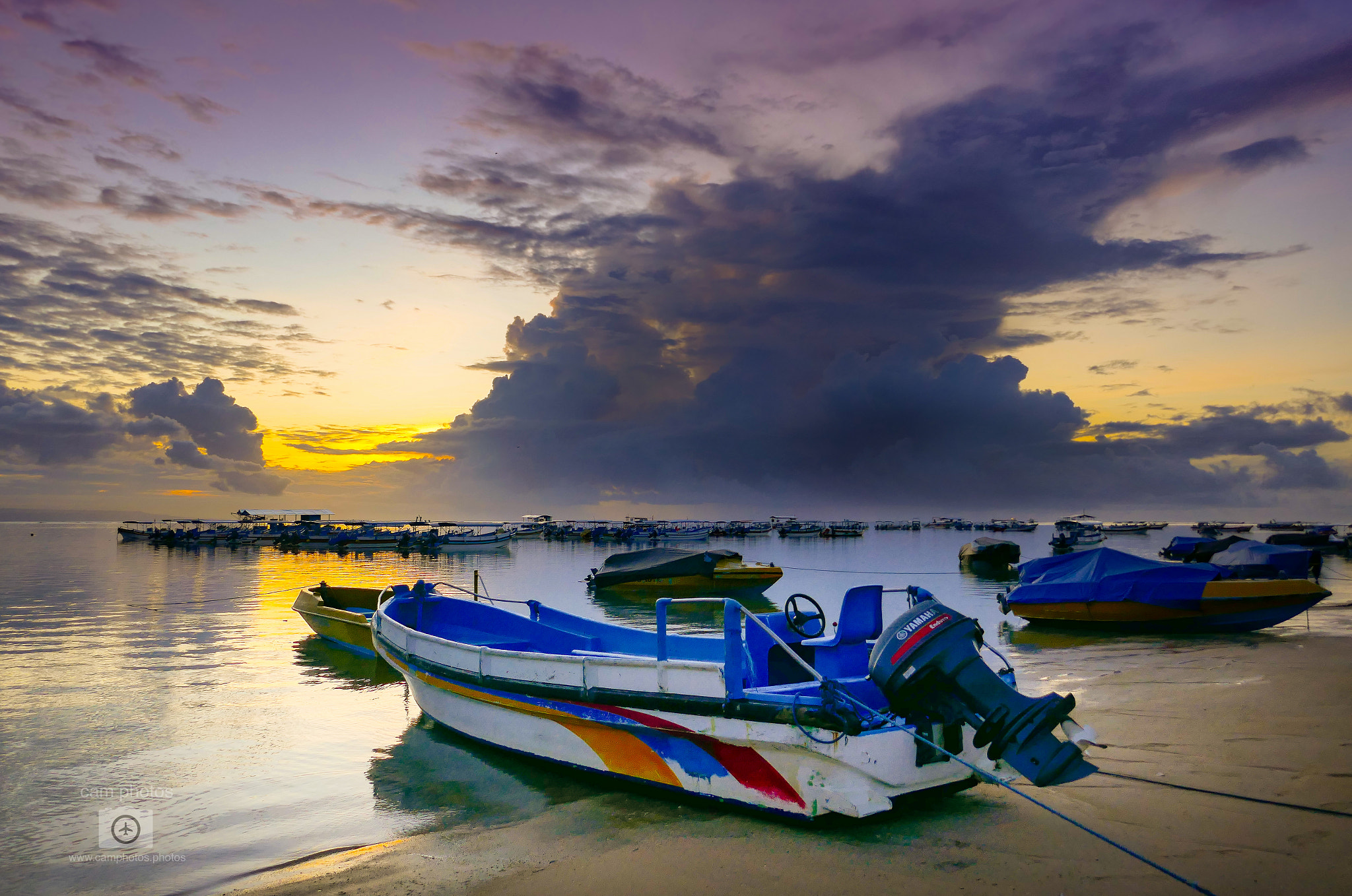 Panasonic DMC-TZ110 sample photo. Peaceful bali beach sunrise photography