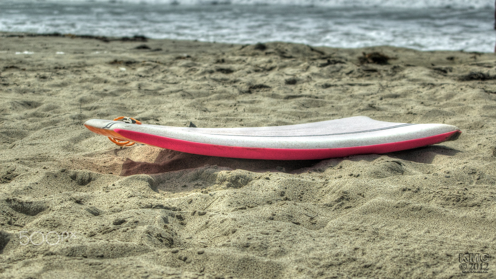 Nikon D70s sample photo. Boogie board waiting for fun o photography