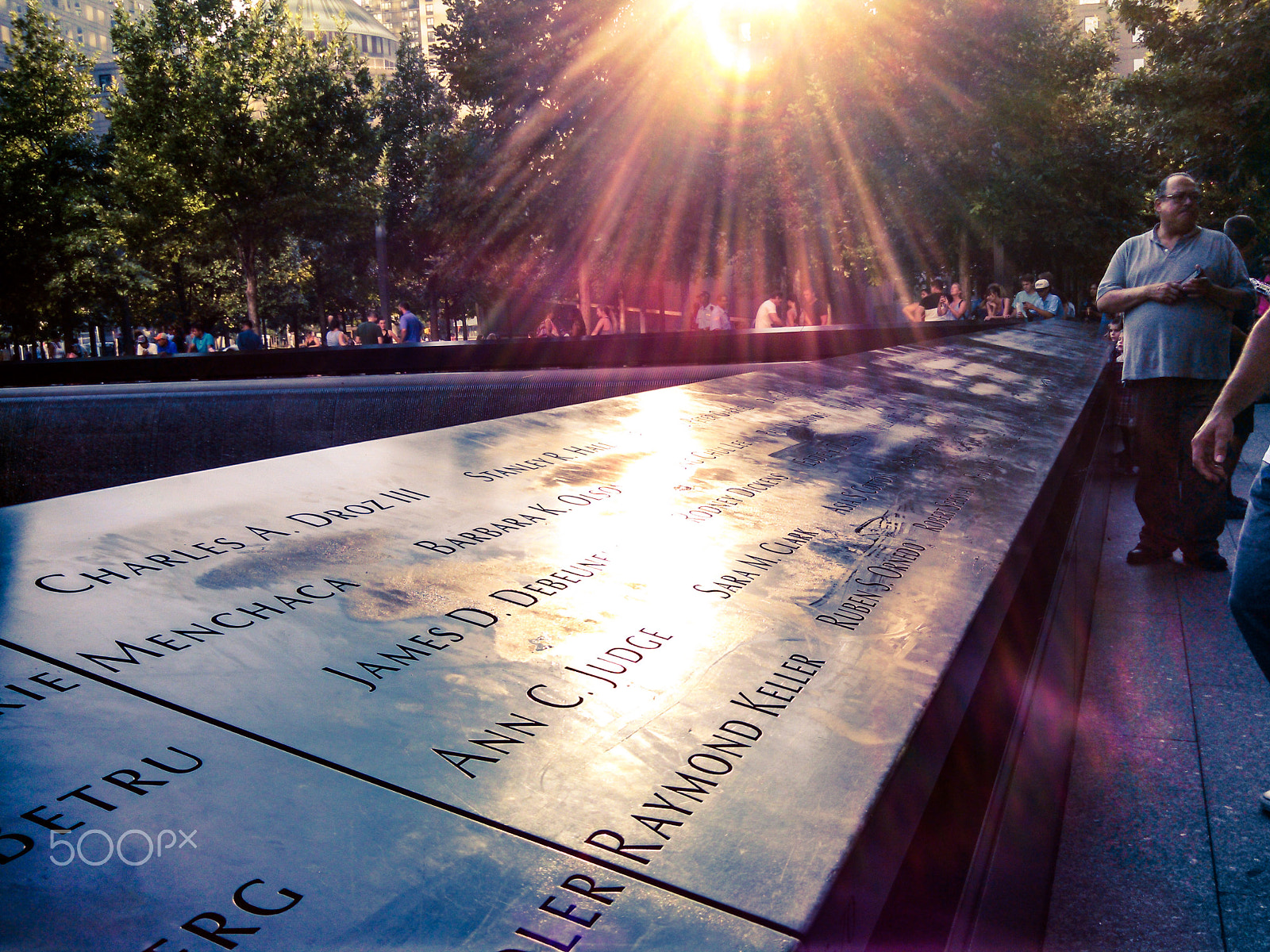 Motorola XT907 sample photo. 9/11 memorial: shining down photography