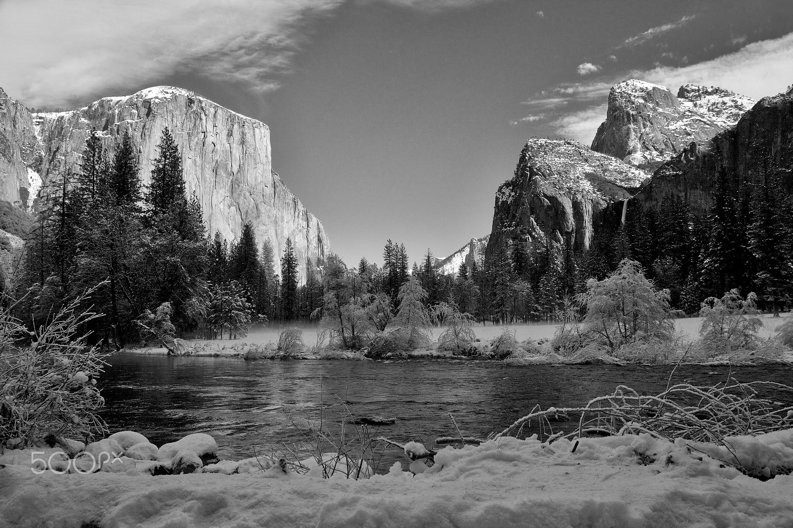 Canon EOS 100D (EOS Rebel SL1 / EOS Kiss X7) sample photo. Yosemite in winter photography