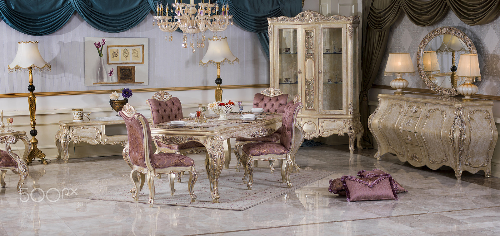 HC 80 sample photo. Dinner room photography