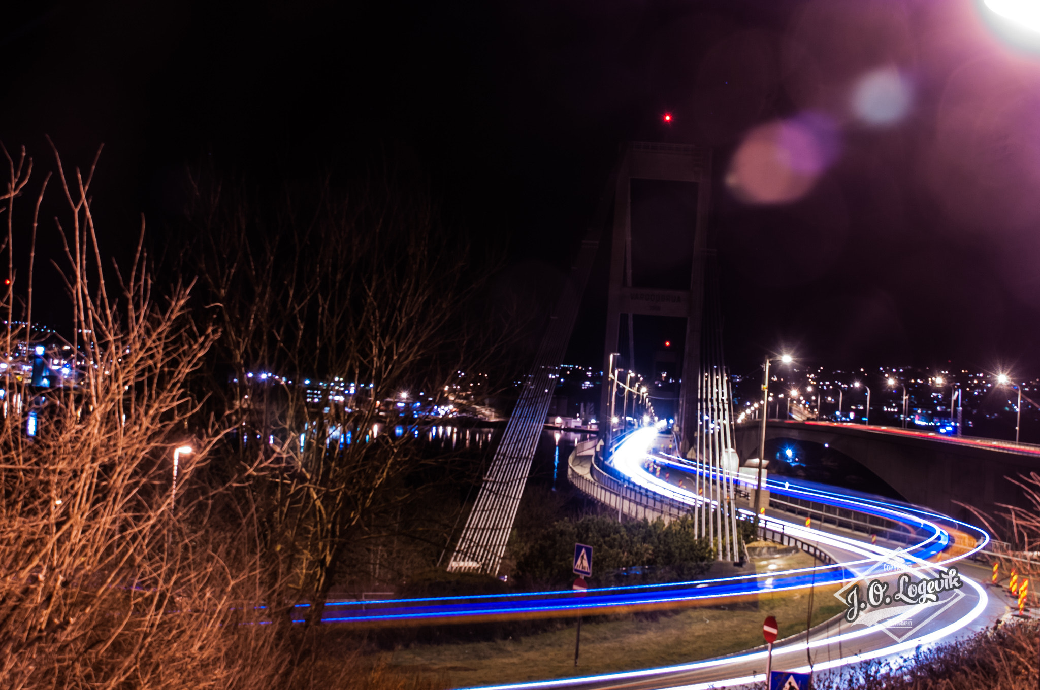 Sigma 18-200mm F3.5-6.3 DC OS HSM sample photo. En fin natterstid i kristiansand varedbroa photography