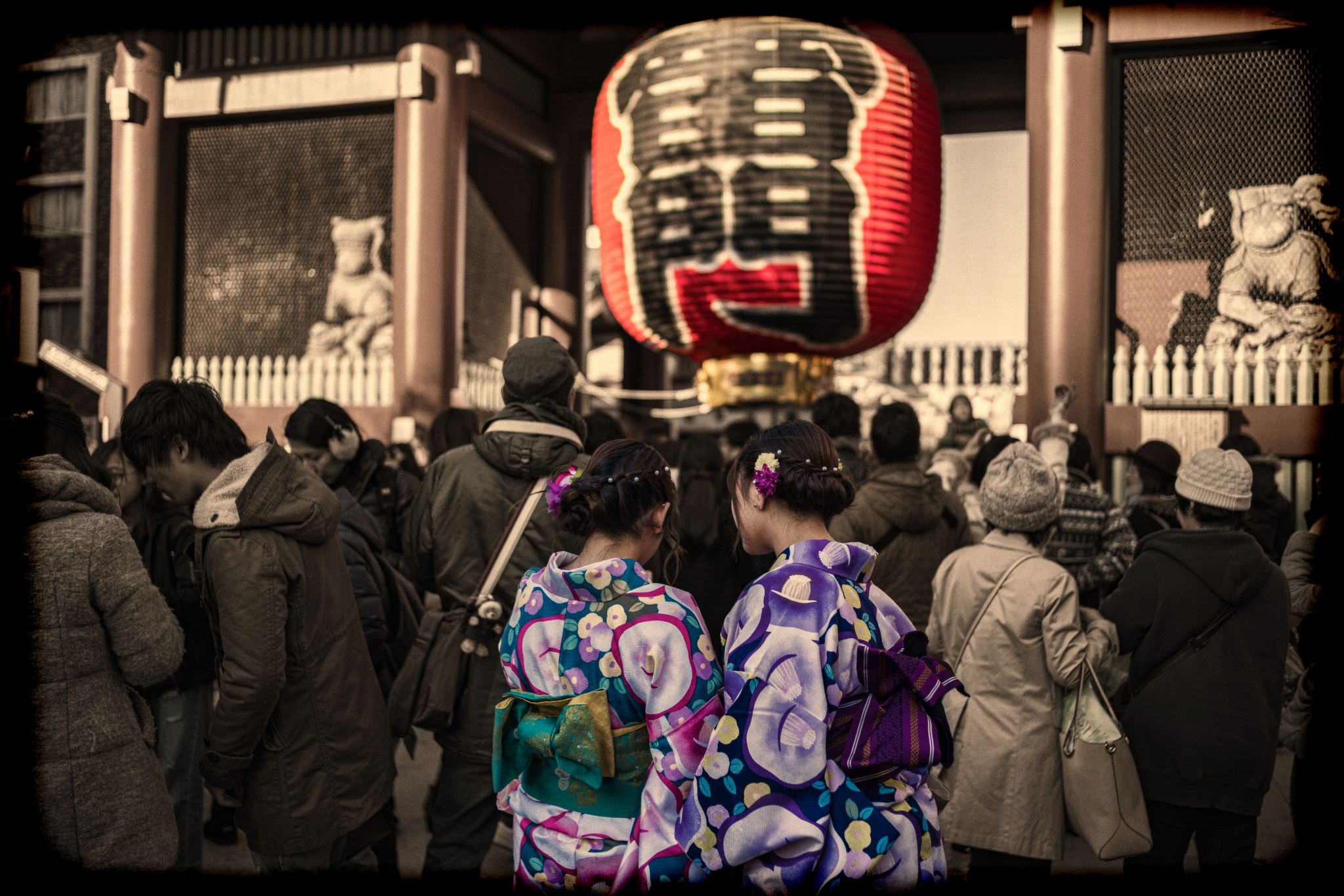 Sony a7R II + Canon EF 40mm F2.8 STM sample photo. New year ceremony in tokyo photography