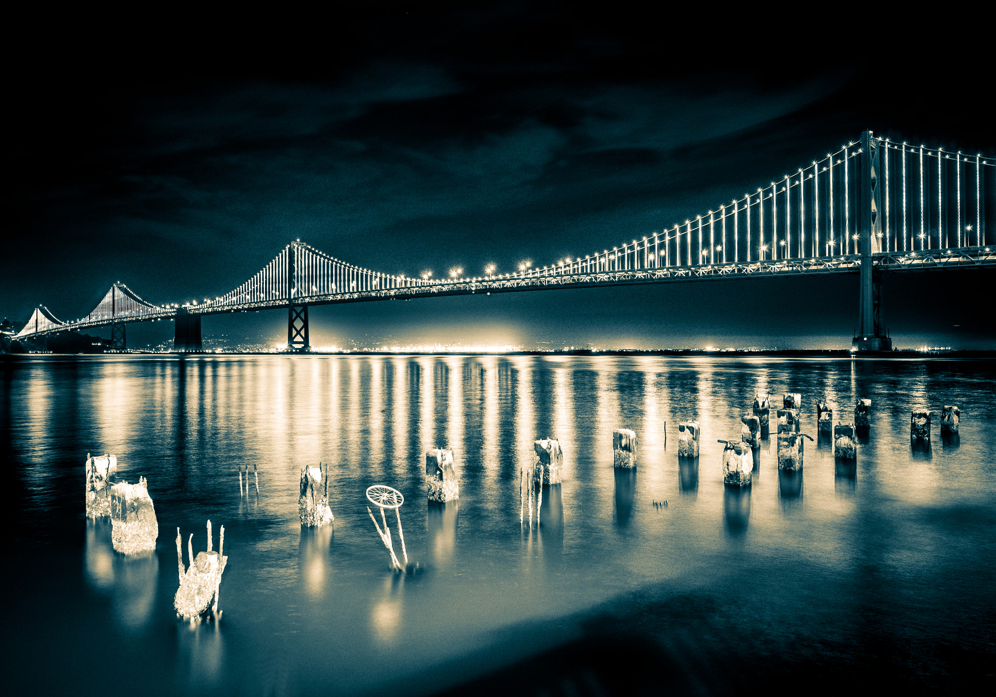 Sony a6300 sample photo. Bay bridge photography