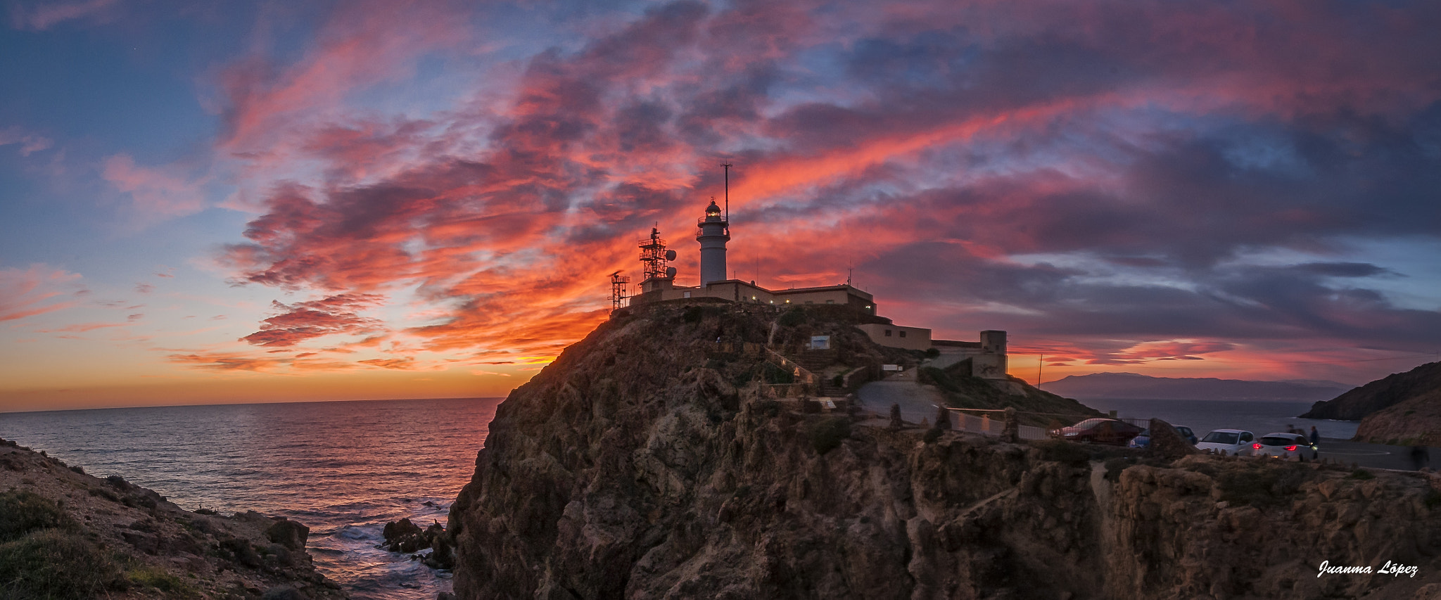 Nikon D300S sample photo. Atardecer en el faro de cabo de gata. photography