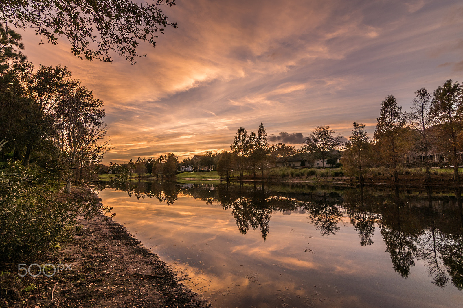 Nikon D5500 sample photo. Reflecting sunset photography