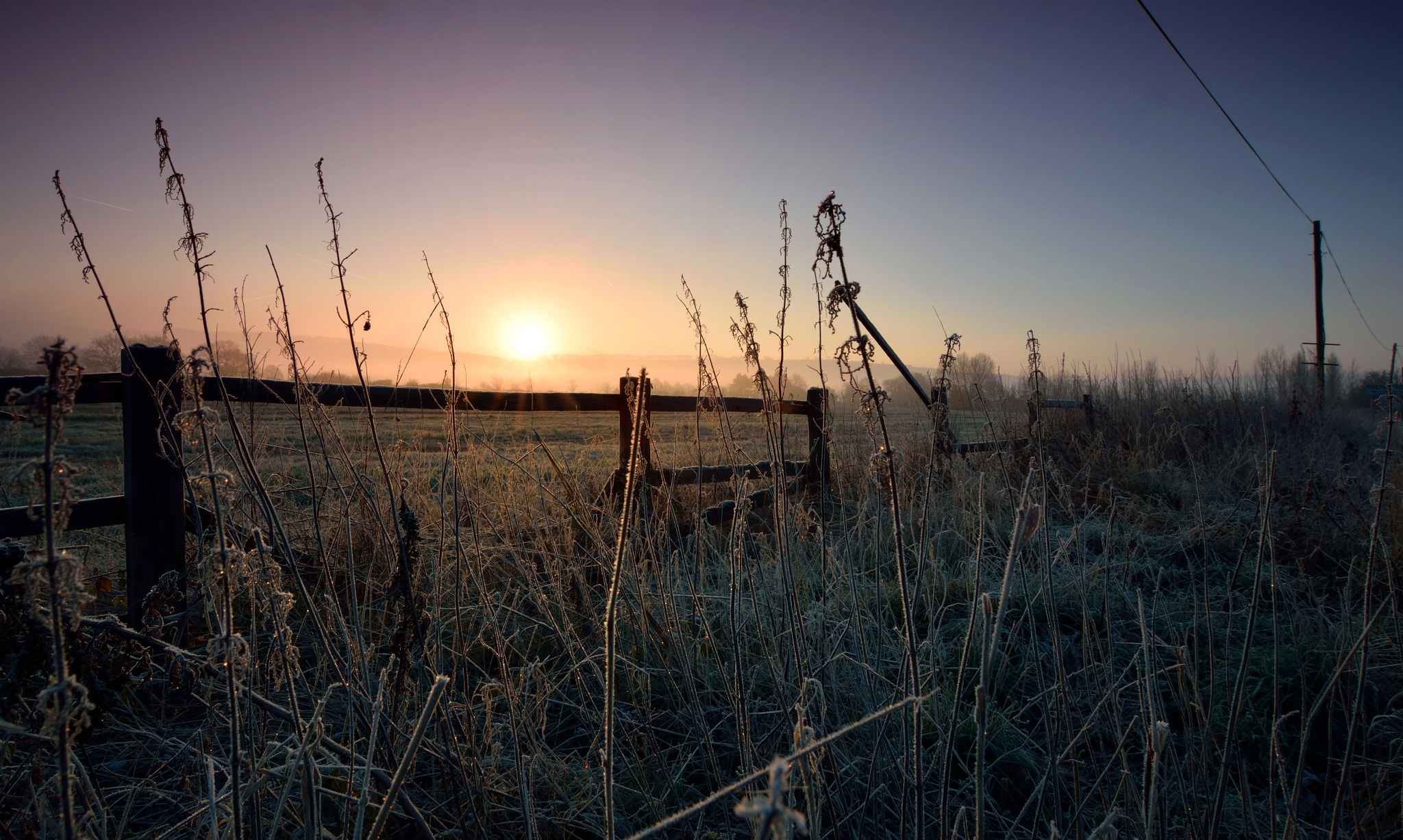 Nikon D3300 + Tokina AT-X Pro 11-16mm F2.8 DX II sample photo. Frosty cotswold sunrise pt. 2 photography
