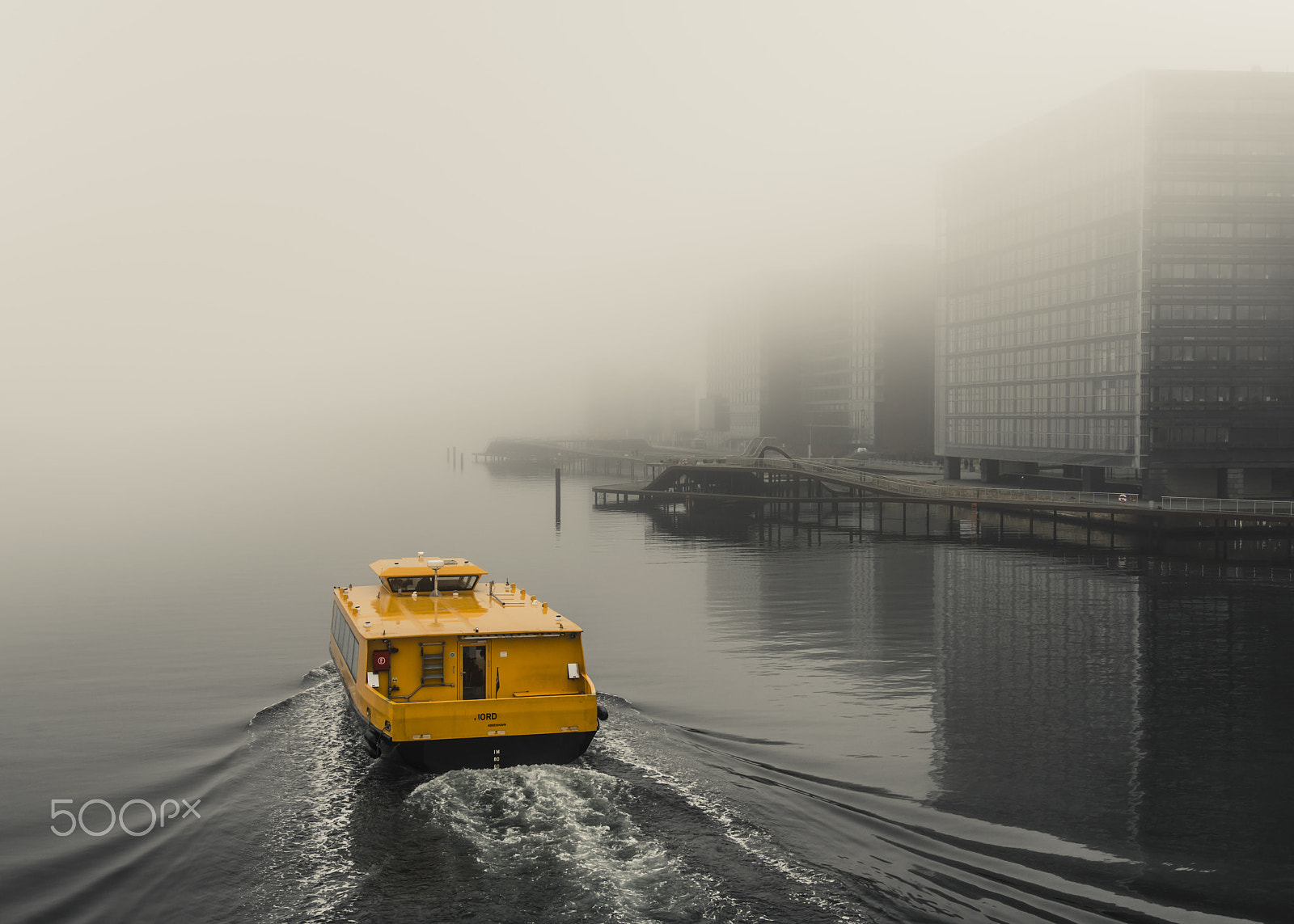24-105mm F4 sample photo. Foggy river photography