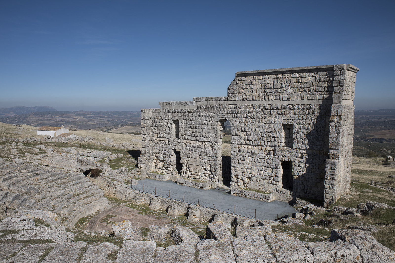 Nikon AF Nikkor 28mm F2.8D sample photo. Acinipo teatro ronda, spain. photography