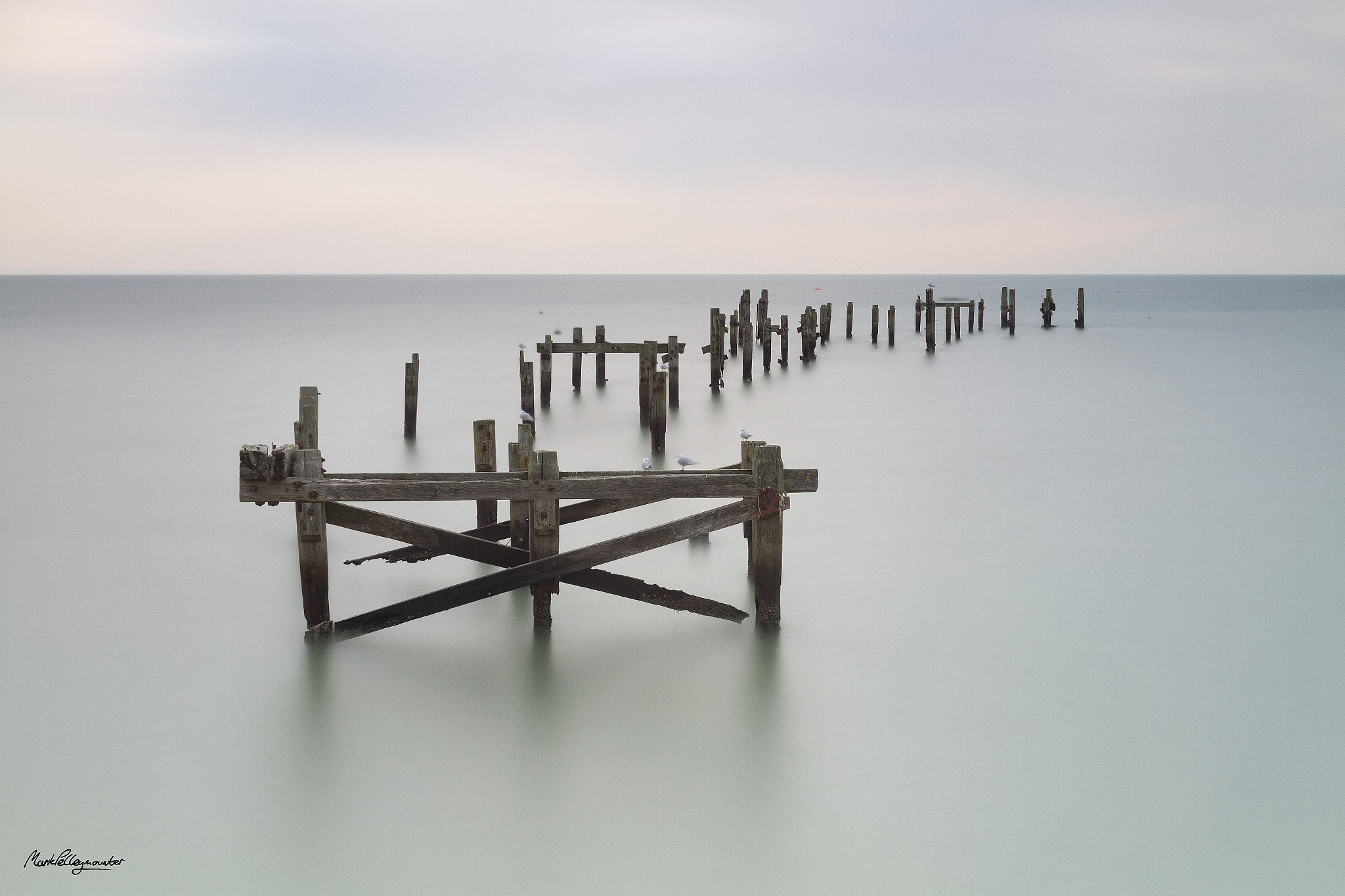 Sigma 18-50mm f/2.8 Macro sample photo. Swanage old pier photography