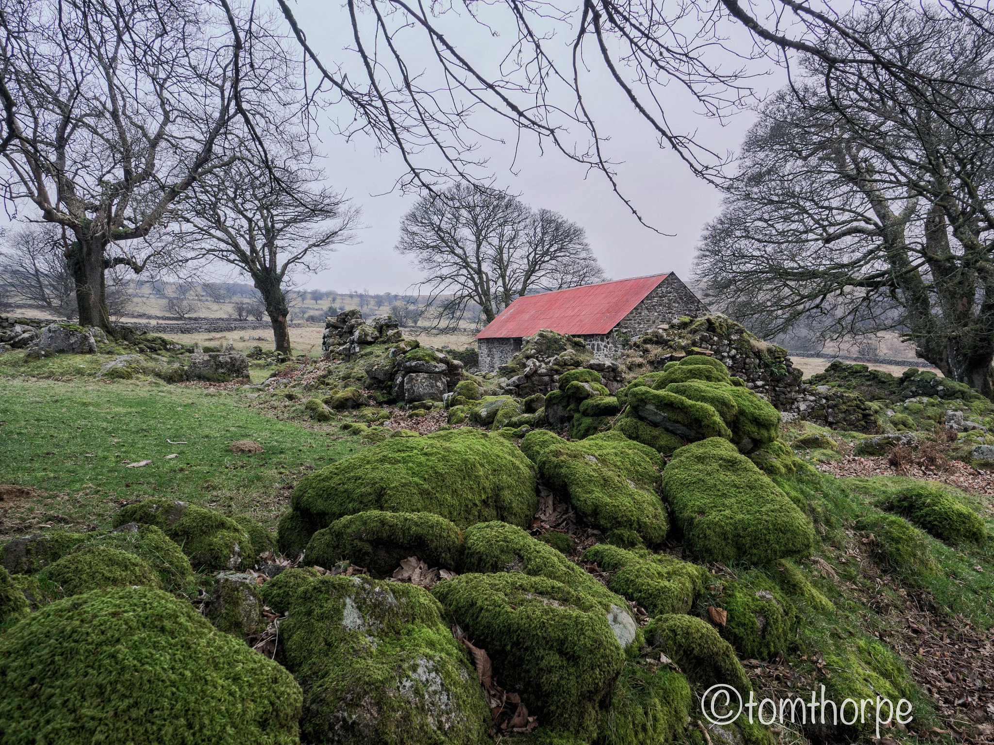 Olympus OM-D E-M1 + OLYMPUS M.12mm F2.0 sample photo. View to emsworthy barn photography