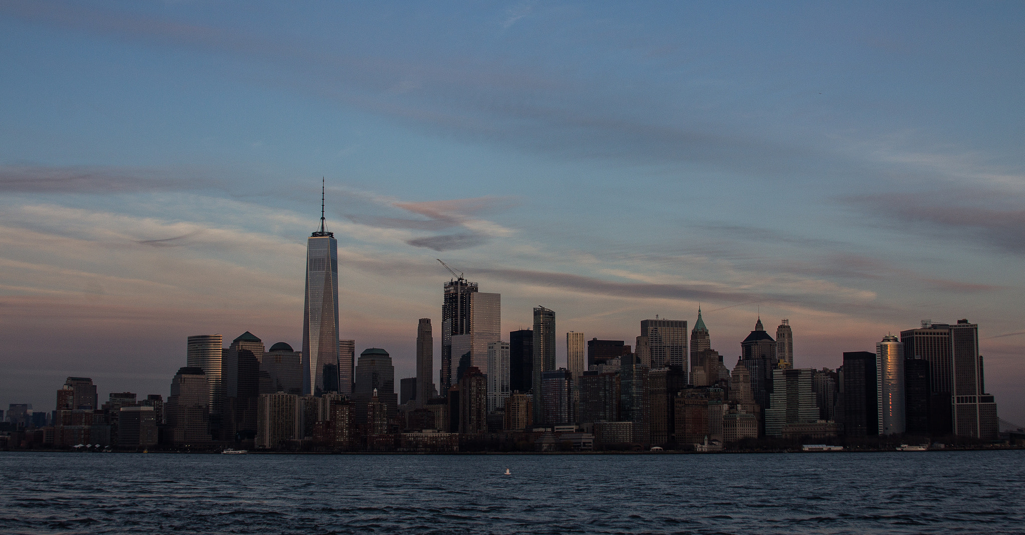 Canon EOS 60D + Canon EF 28-135mm F3.5-5.6 IS USM sample photo. Manhattan from ellis island photography