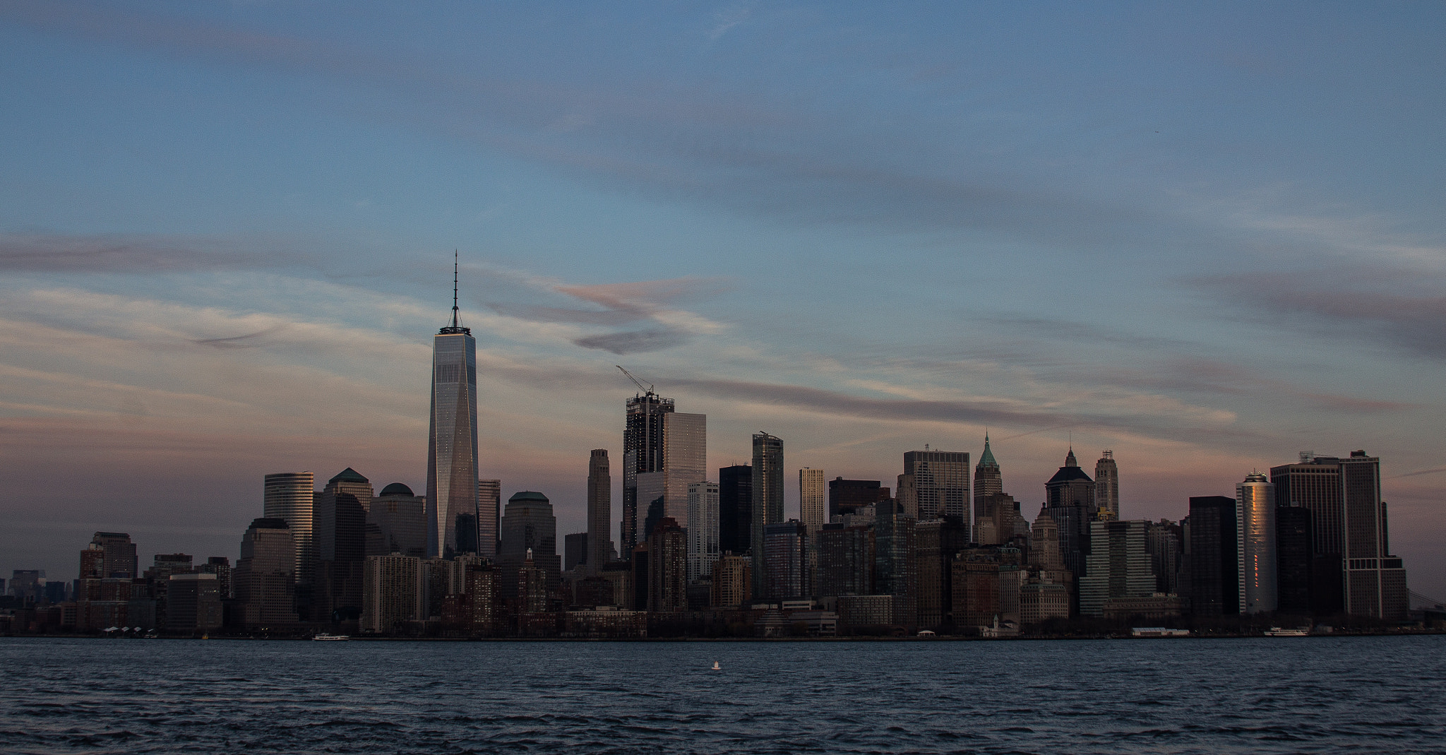 Canon EF 28-135mm F3.5-5.6 IS USM sample photo. Manhattan from ellis island photography