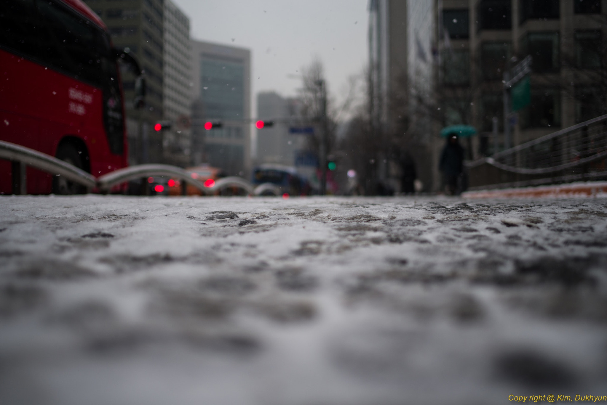 Pentax K-1 sample photo. Snow road photography