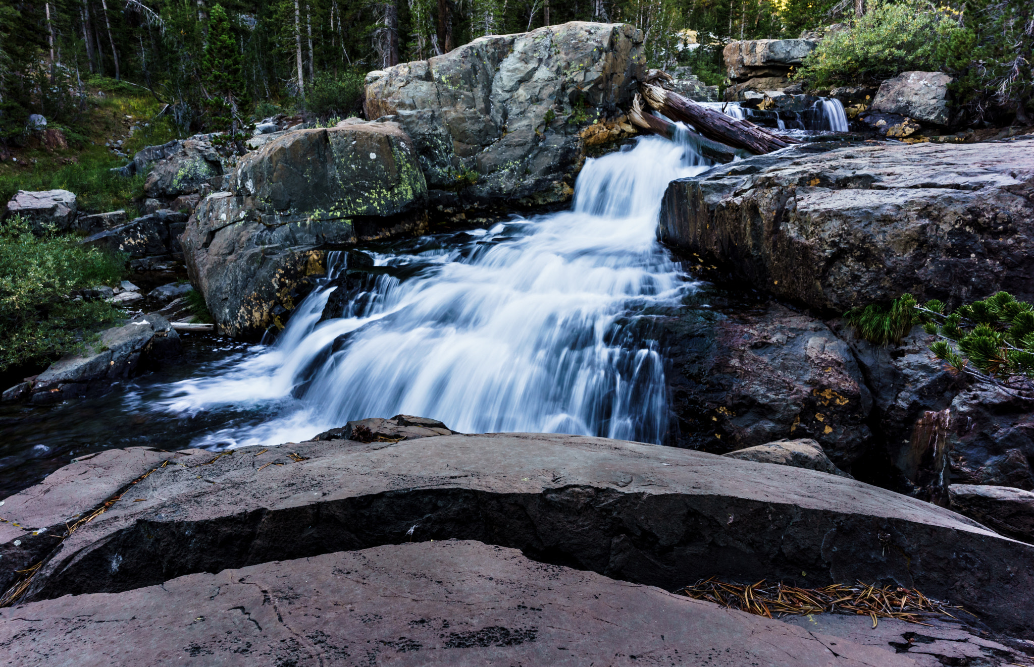 Sony a7R sample photo. Mini falls photography