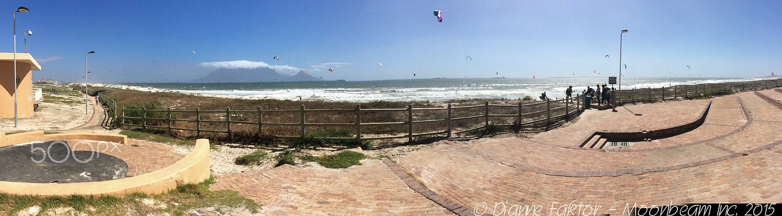 iPad Air back camera 3.3mm f/2.4 sample photo. Across the bay to table mountain photography