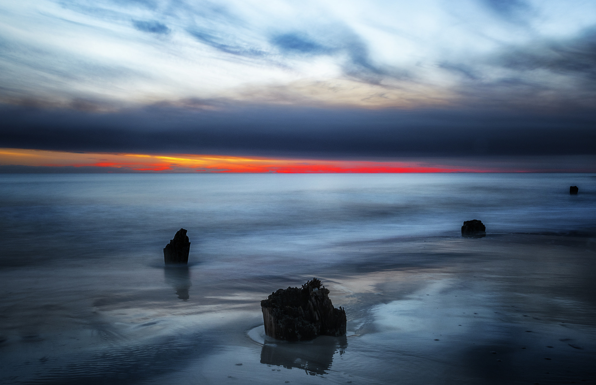 Nikon D500 sample photo. Cape san blas sunset photography