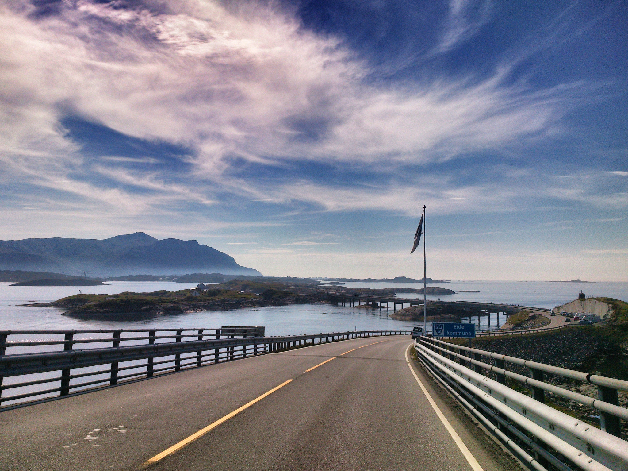 Sony Xperia T sample photo. Atlantic road photography