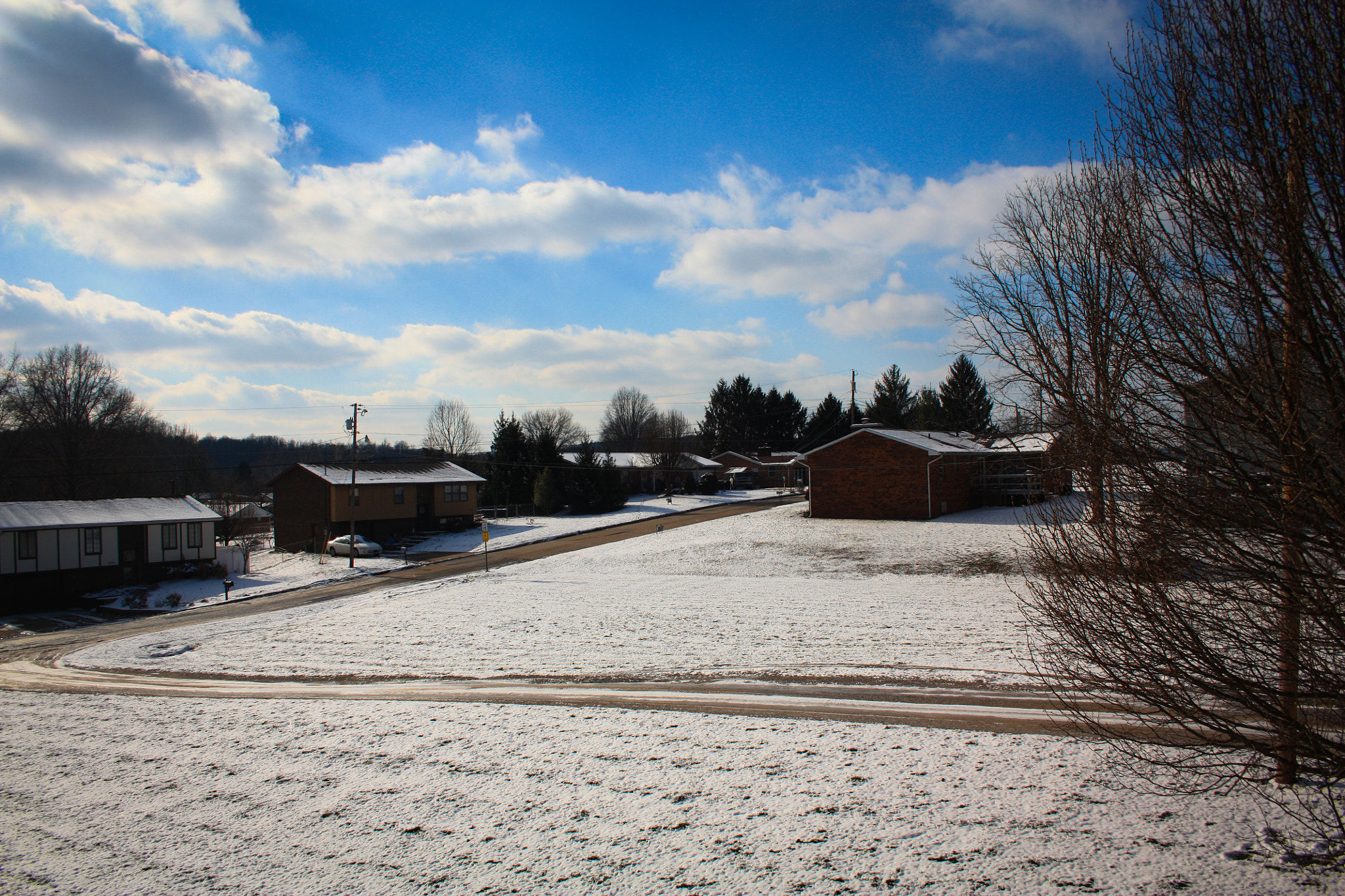 Canon EF-S 18-55mm F3.5-5.6 II sample photo. Snow day photography