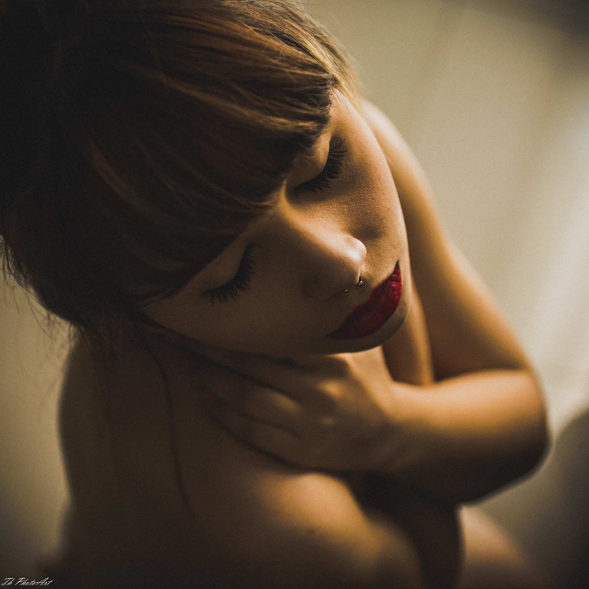 Canon EOS 6D + Canon EF 50mm F2.5 Macro sample photo. Red lips photography