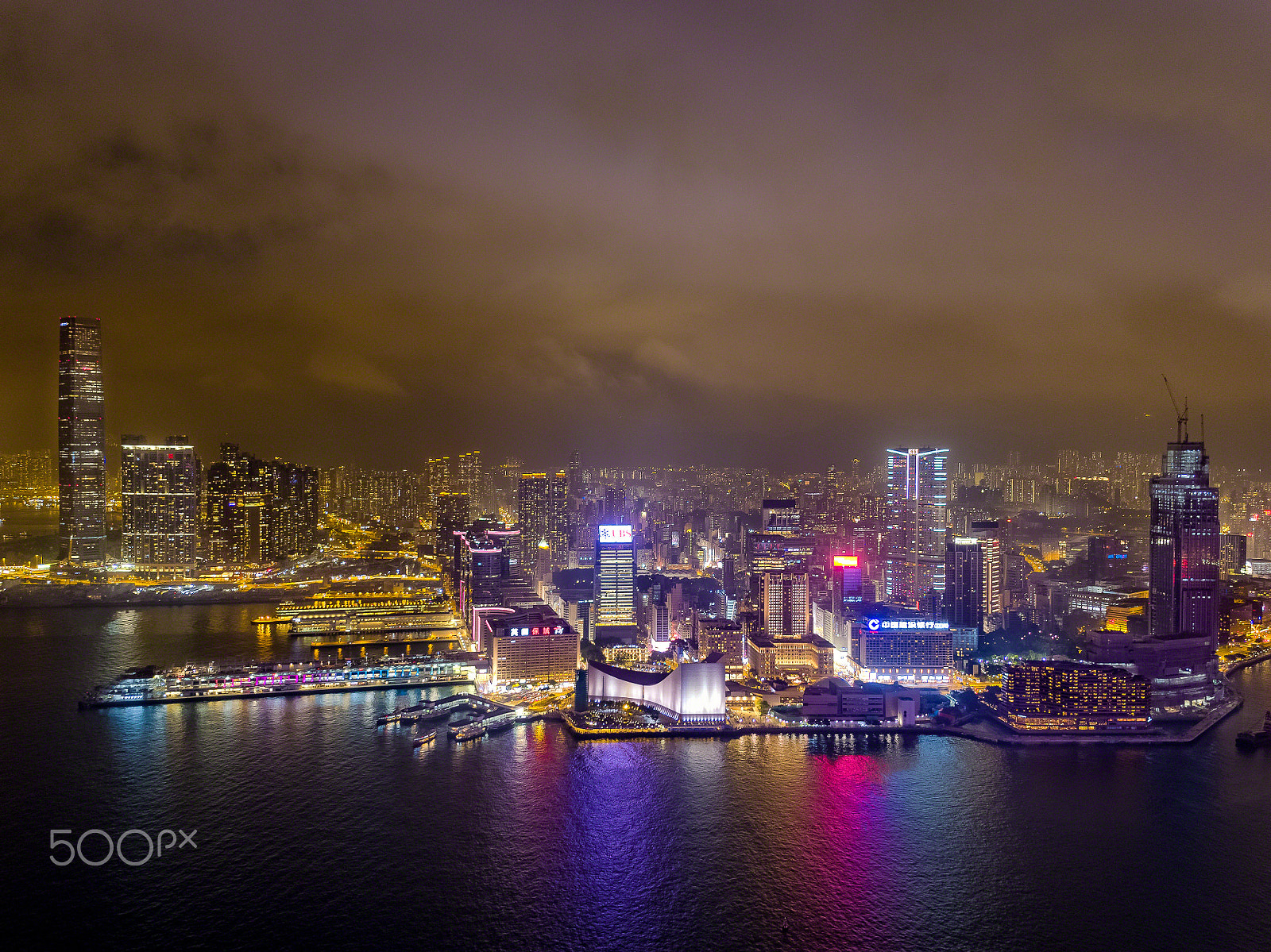 DJI FC550 sample photo. Kow loon bay photography