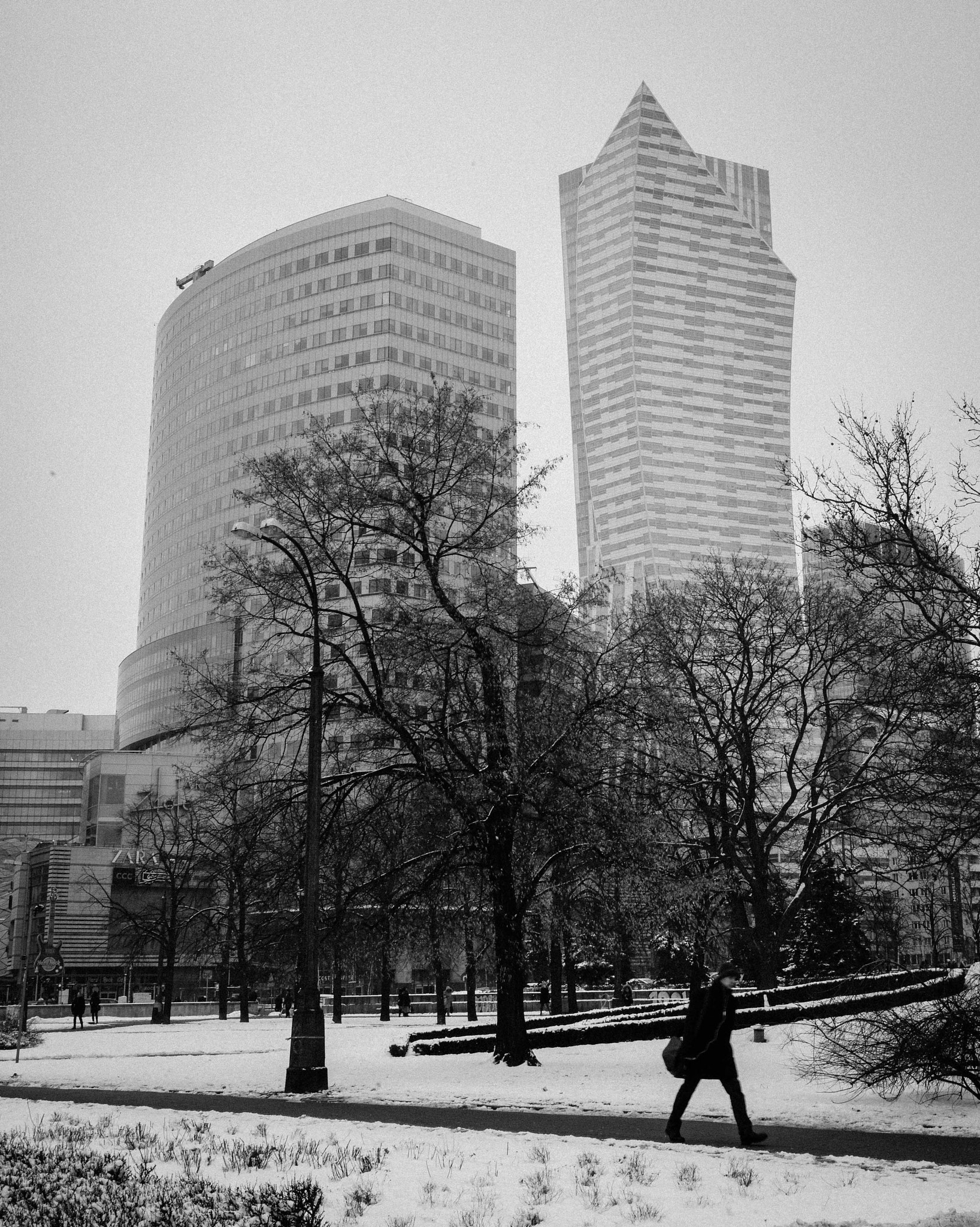 Summicron-M 1:2/35 ASPH. sample photo. Warsaw skyscrapers photography