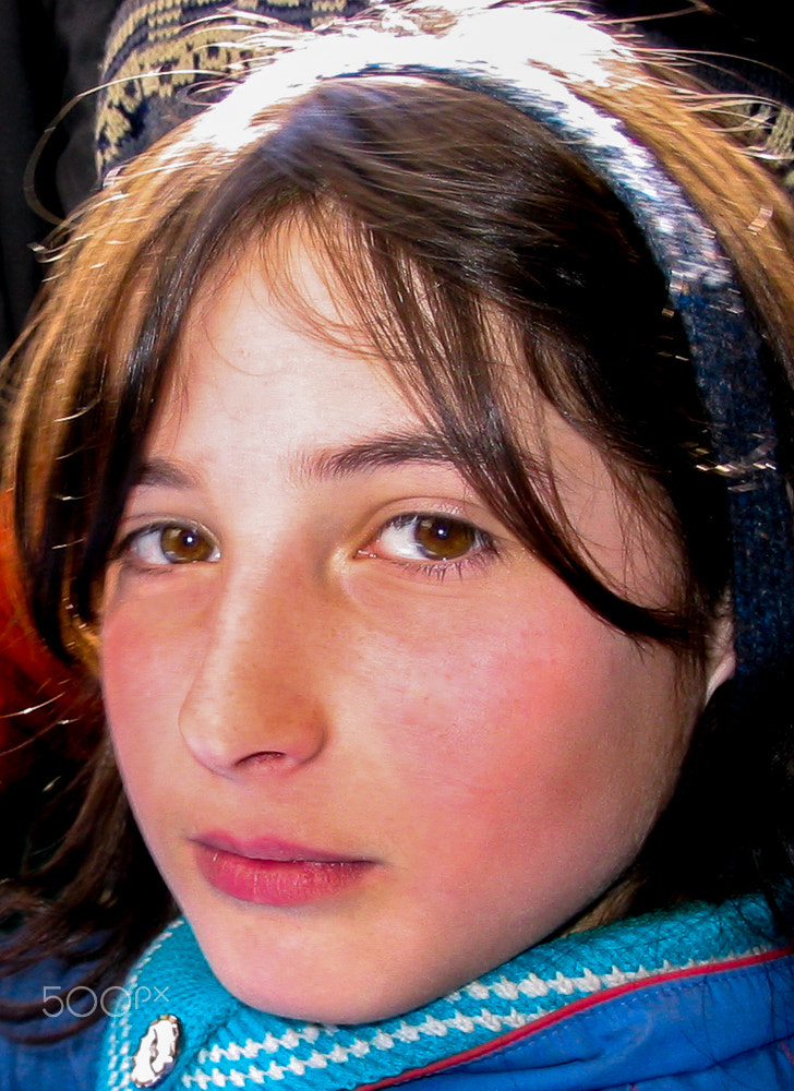 Canon POWERSHOT A70 sample photo. Tamuna - a young georgian woman photography