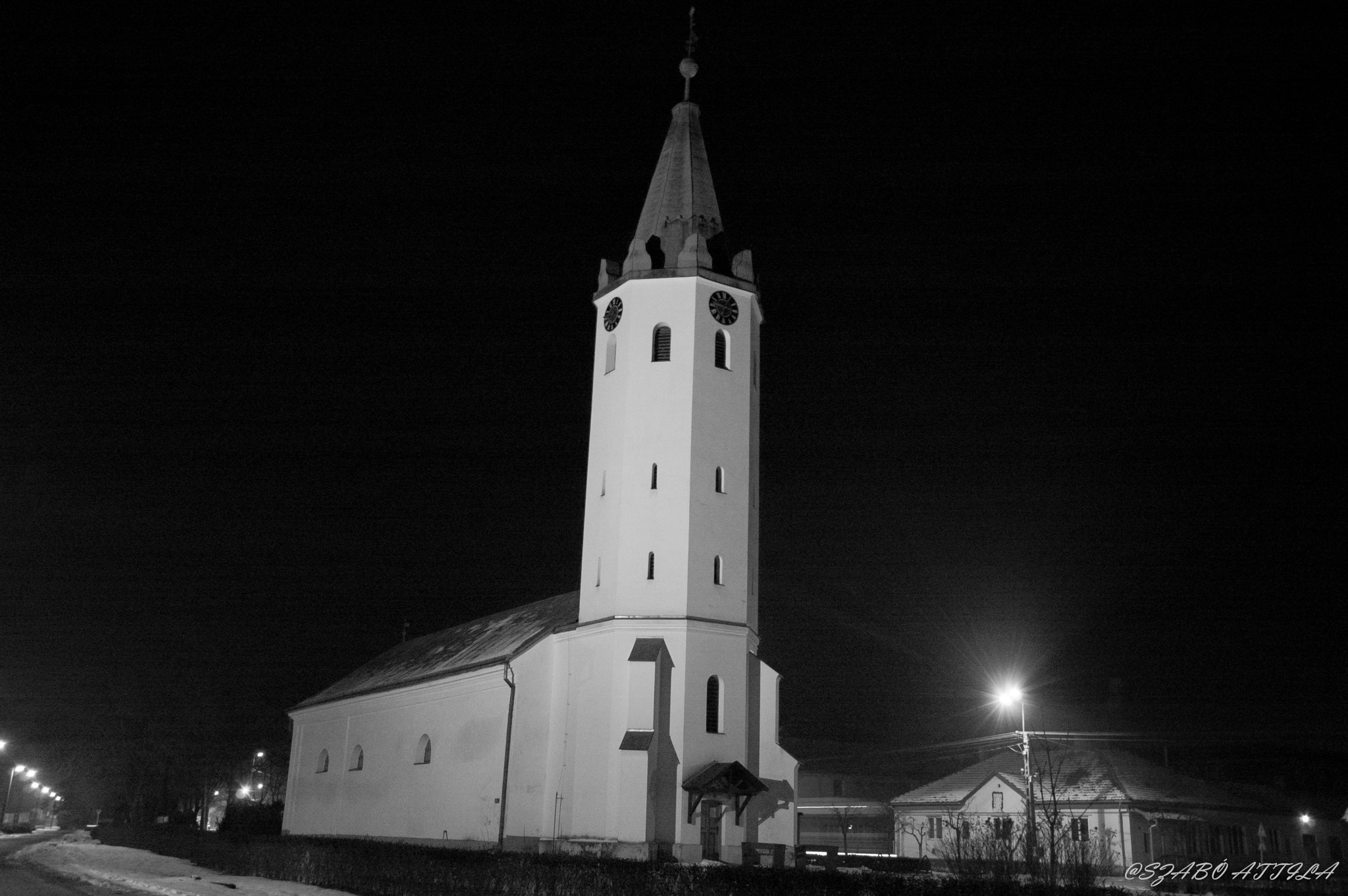 Nikon D70s sample photo. Church on the village's middle photography