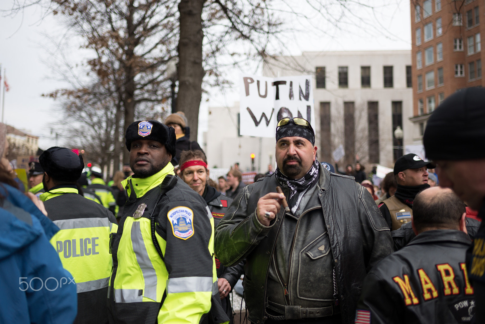 Nikon D610 sample photo. Biker and cop photography