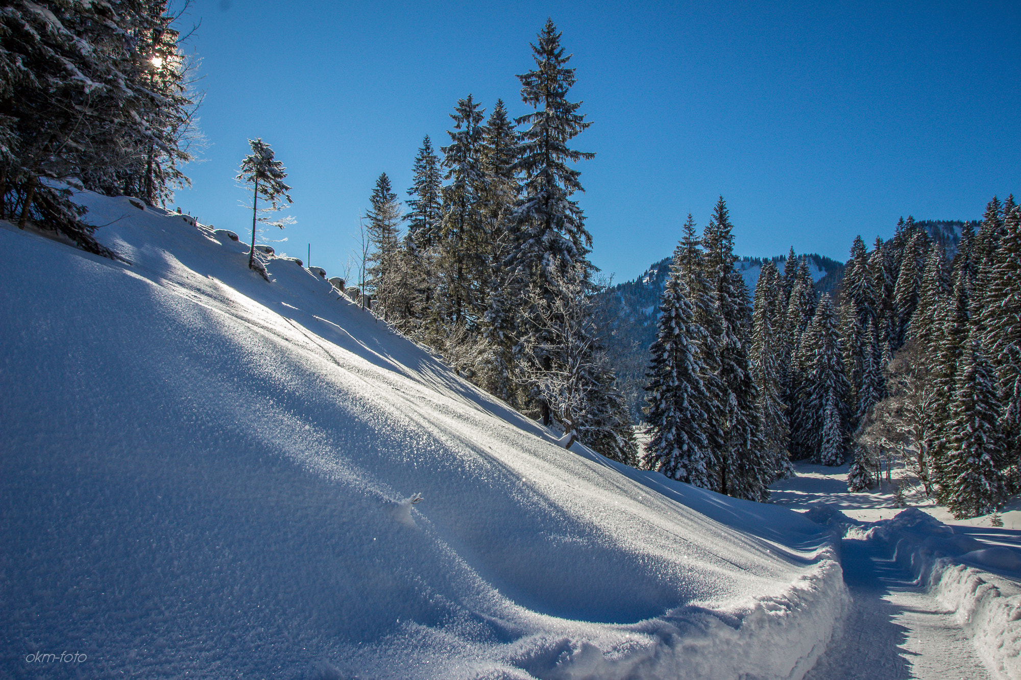 Sigma 18-250mm F3.5-6.3 DC OS HSM sample photo. Winter in bayern photography