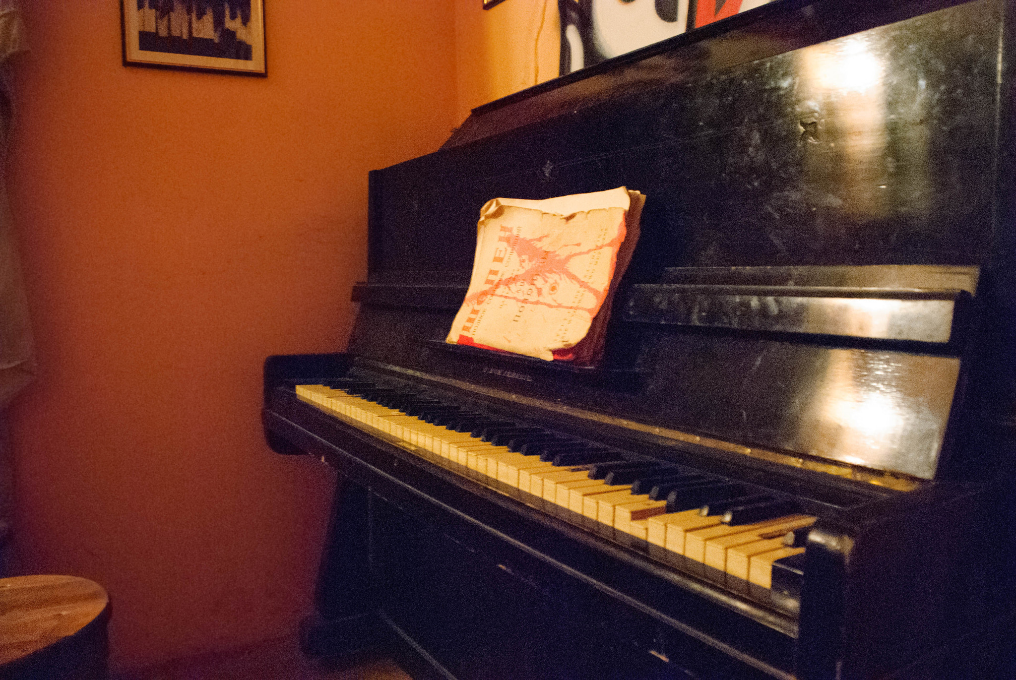 Nikon D60 sample photo. The blood piano photography
