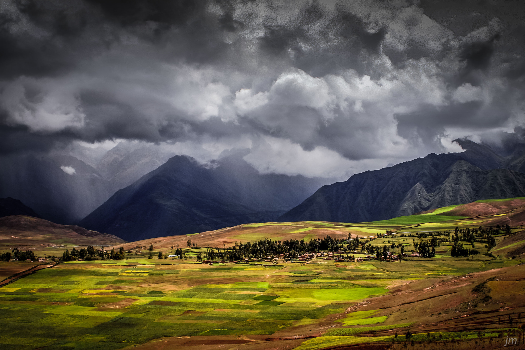 Canon EF 28-80mm f/3.5-5.6 USM sample photo. Storm in the andes photography