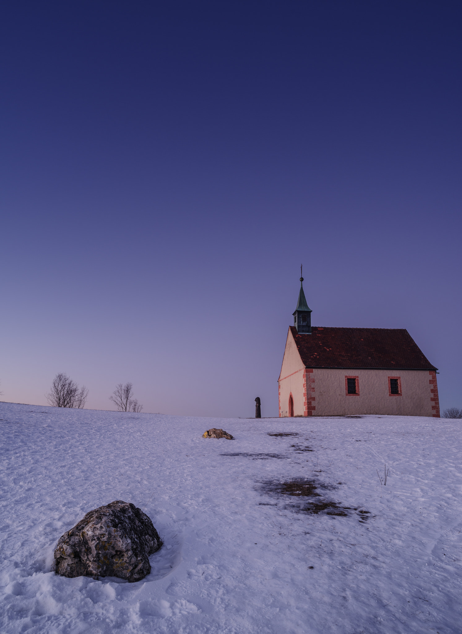 Pentax K-1 + A Series Lens sample photo. Blue hour chapel ii photography