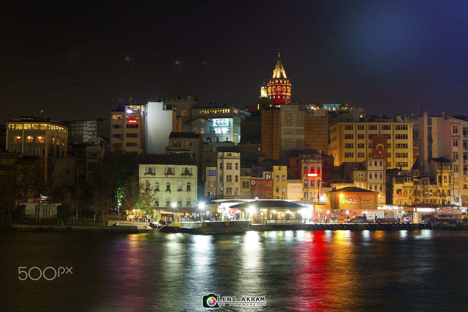 Canon EOS 7D sample photo. Istanbul by night photography