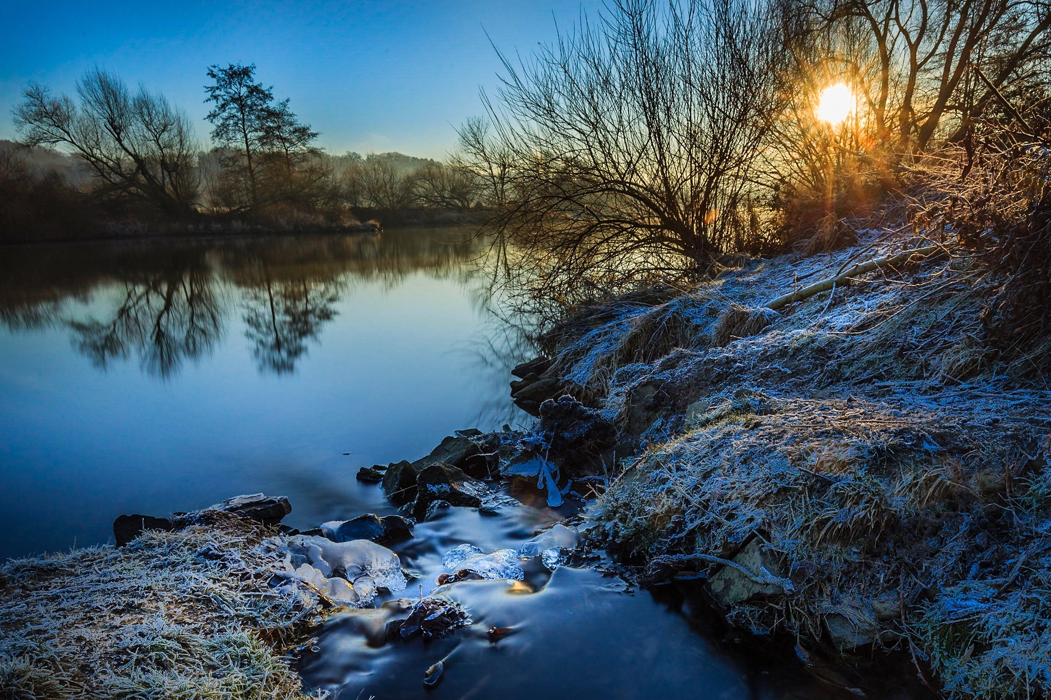 Canon EF 16-35mm F4L IS USM sample photo. Sonnenaufgang ruhrauen photography