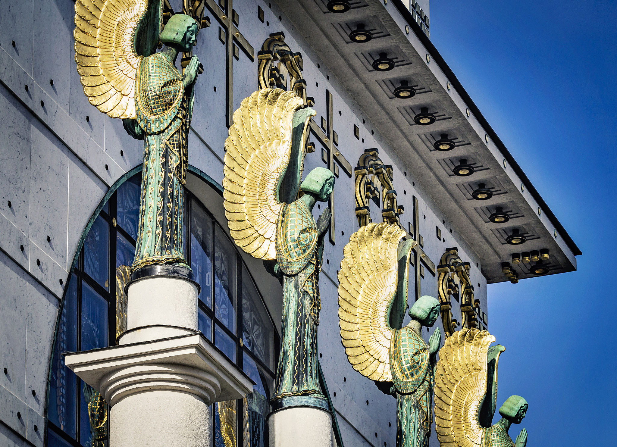 Canon EOS 60D sample photo. Angels otto wagner church photography